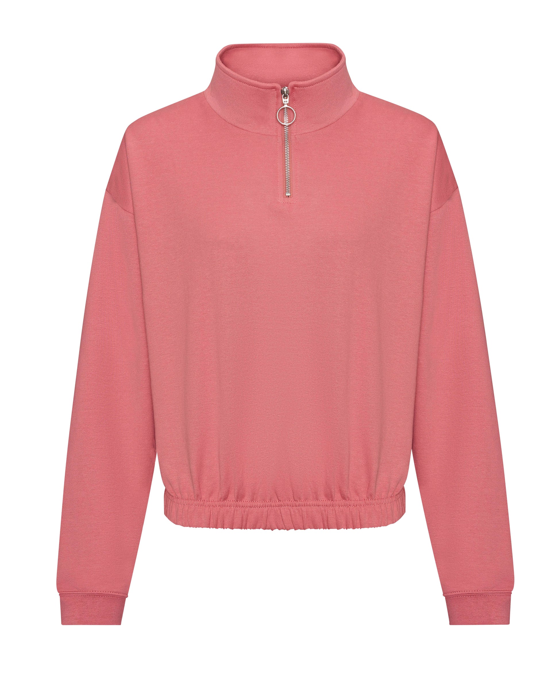 Just Hoods - Women´s Cropped 1/4 Zip Sweat