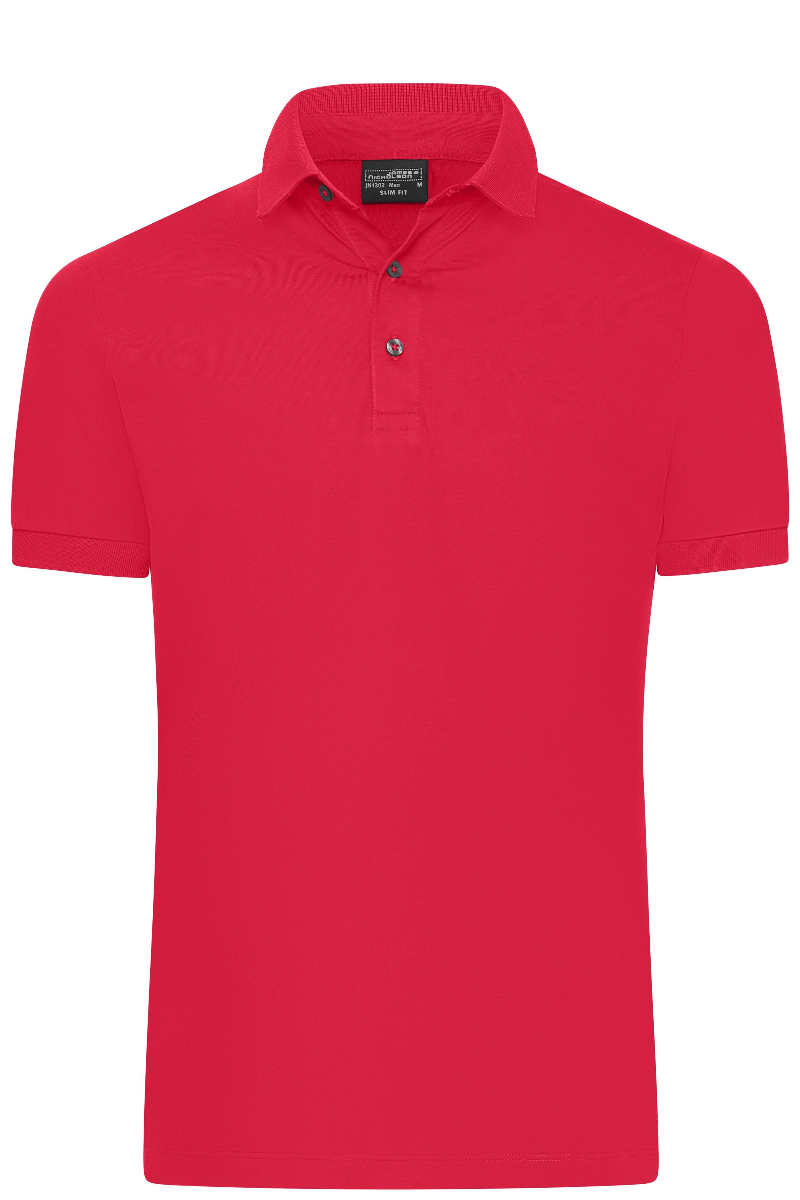 Men's Mercerised Polo Slim Fit