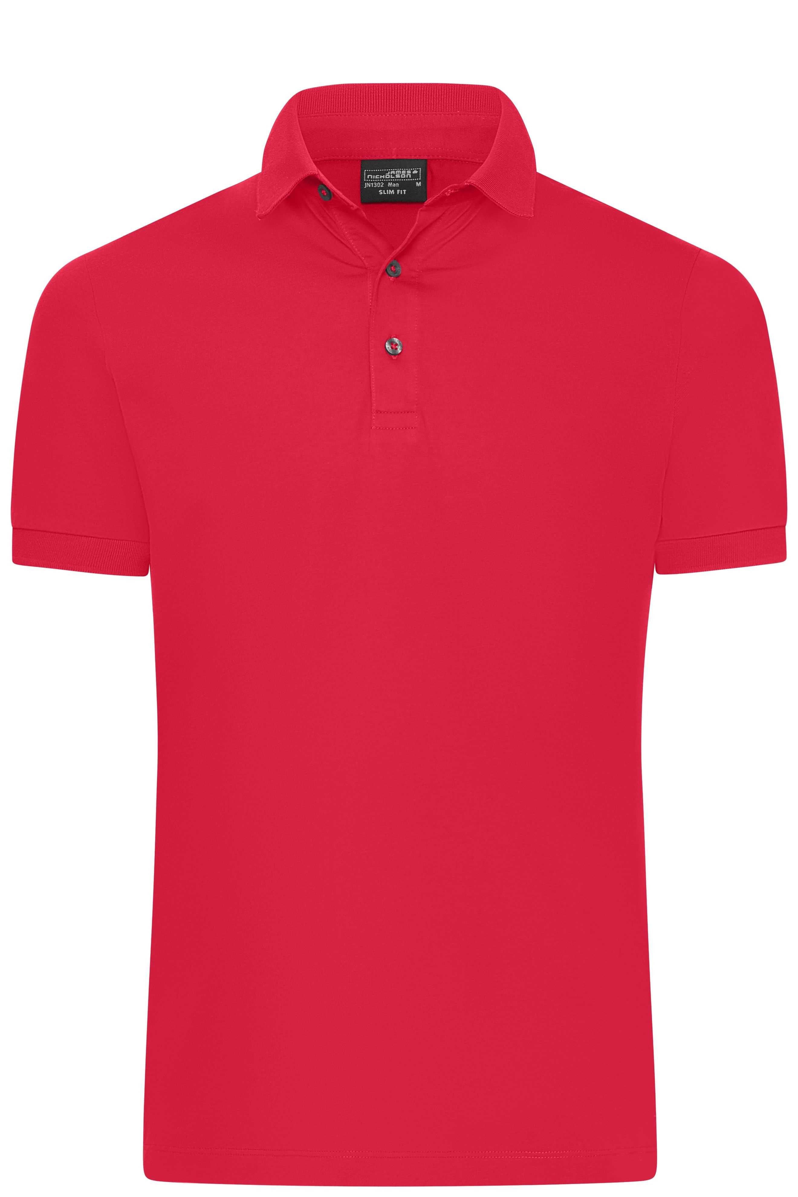 Men's Mercerised Polo Slim Fit