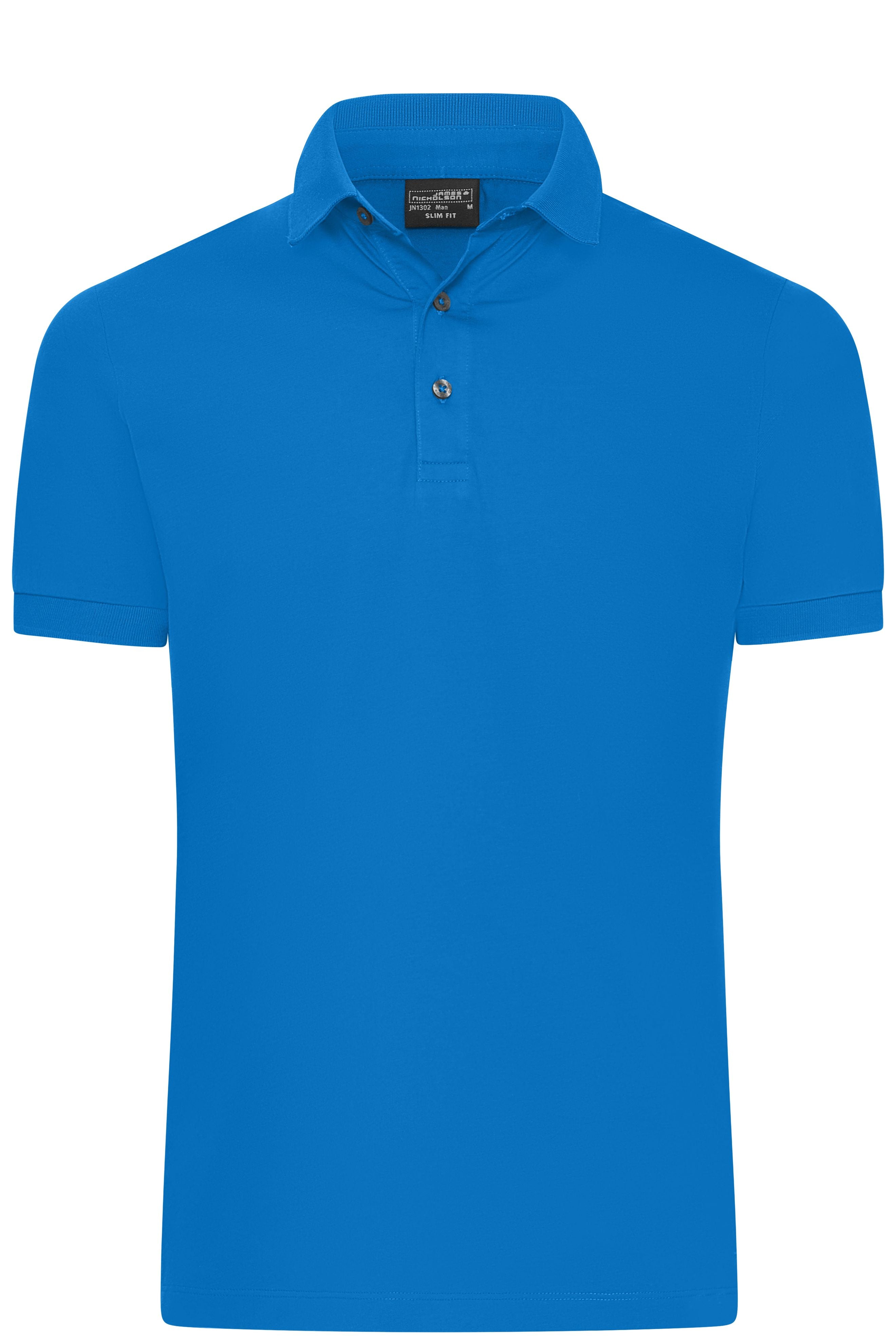 Men's Mercerised Polo Slim Fit