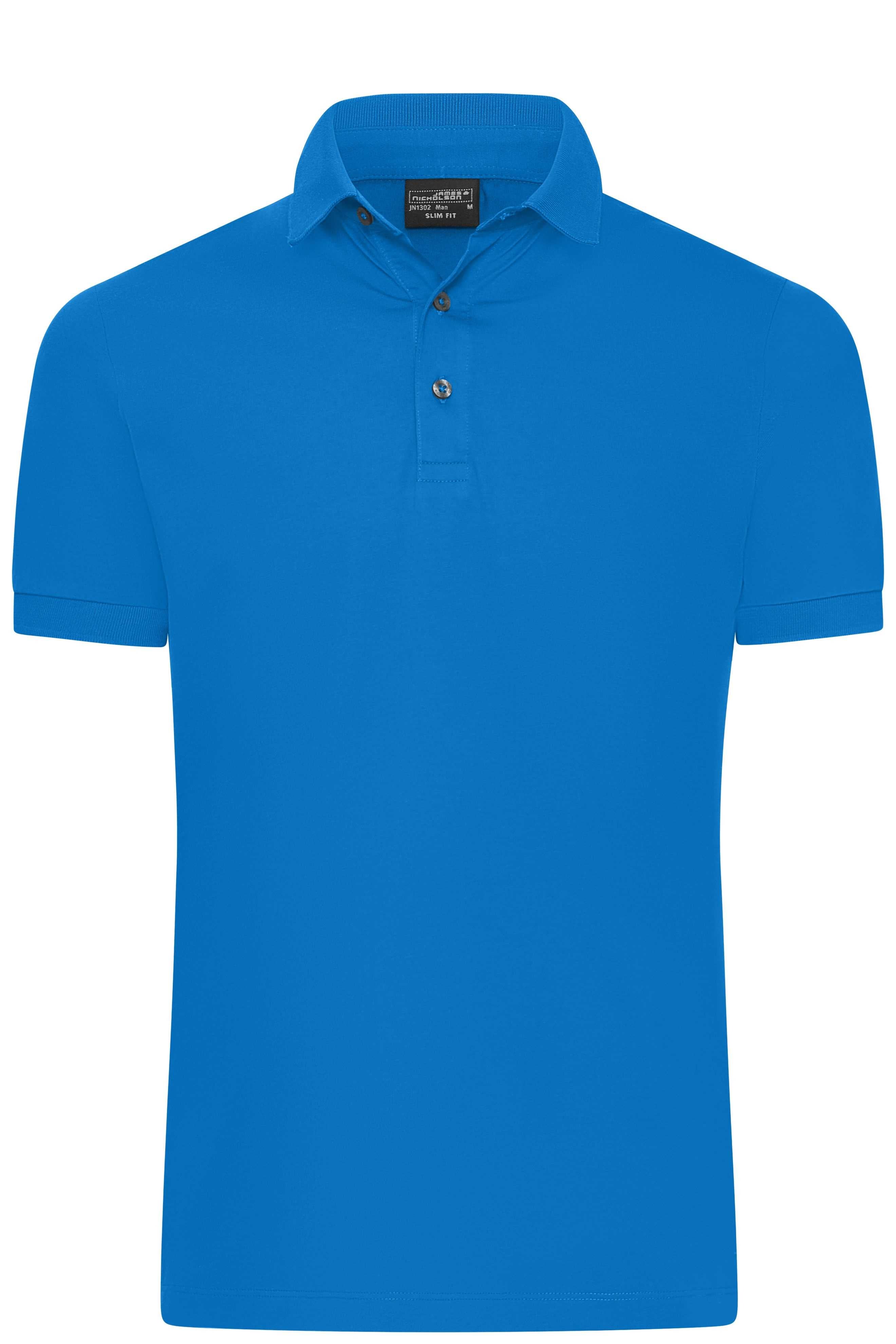 Men's Mercerised Polo Slim Fit
