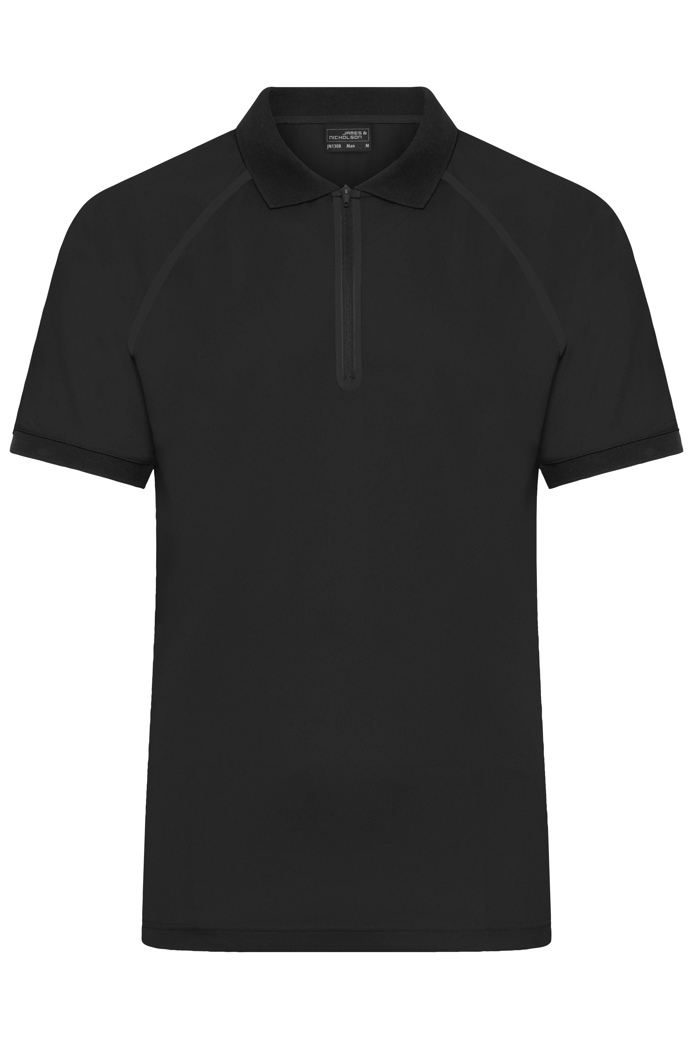 Men's Zip-Polo