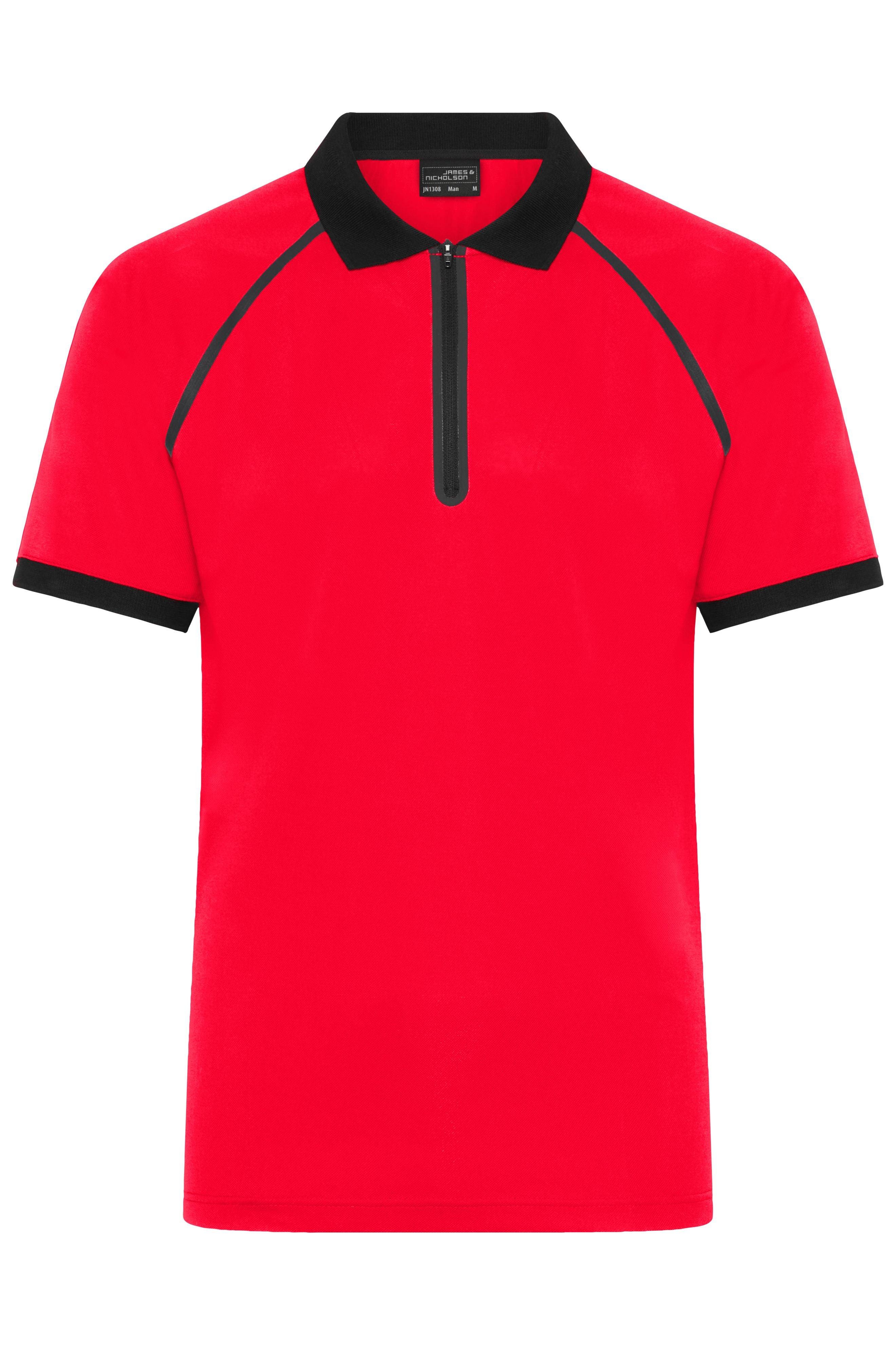 Men's Zip-Polo