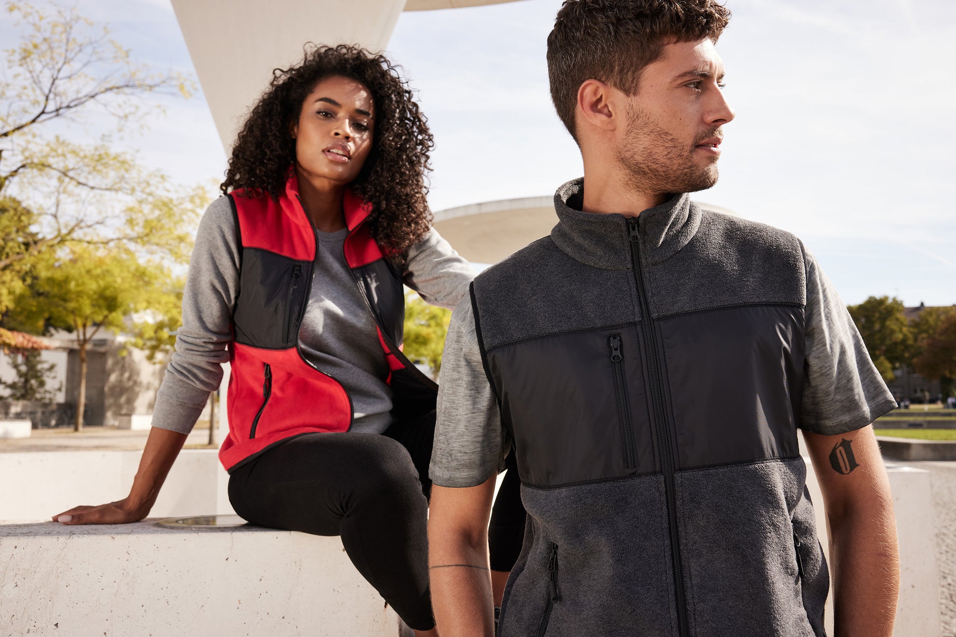 Men's Fleece Vest GRS