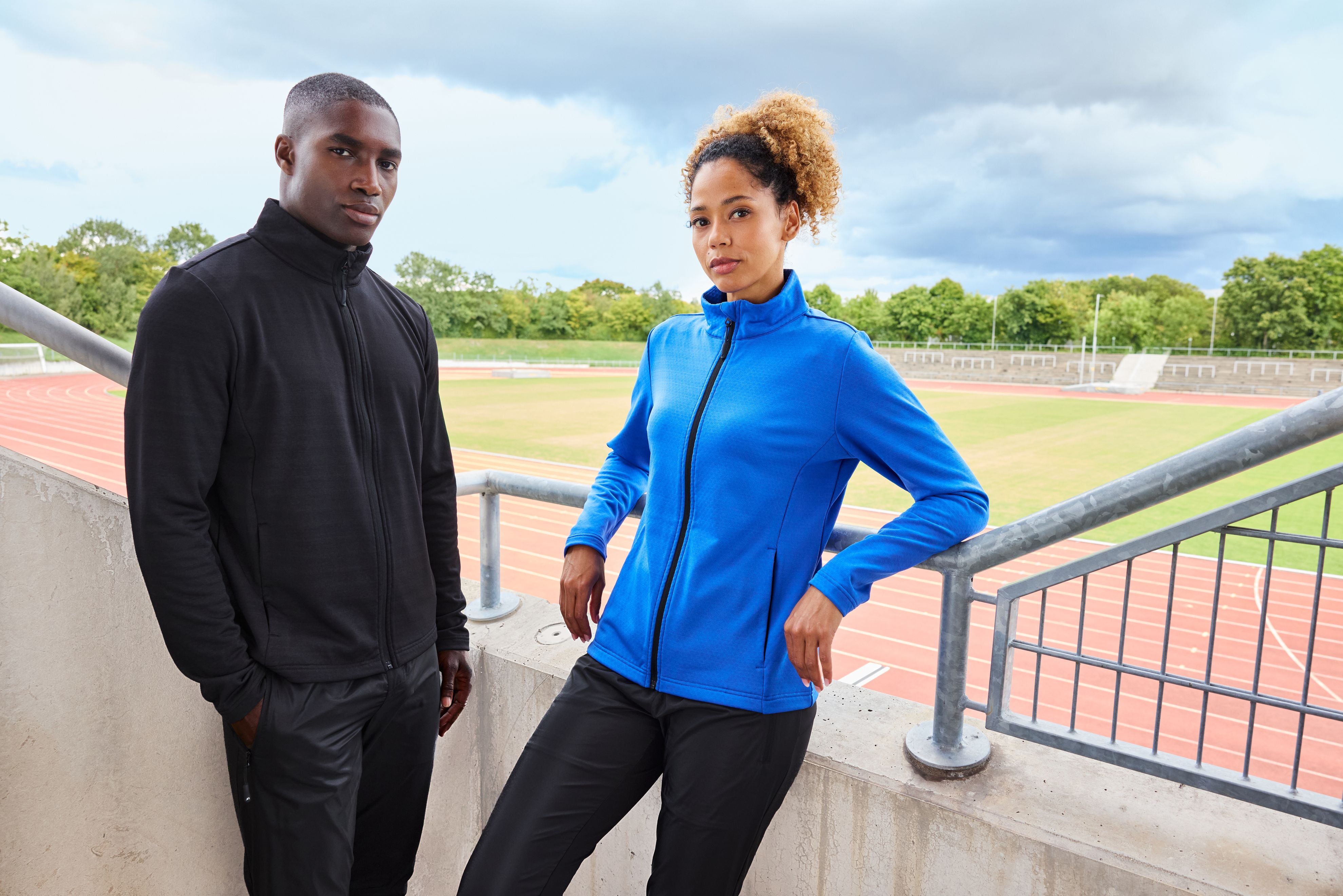 Men's Sports Structured Fleece Jacket GRS
