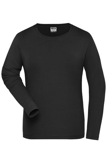 Ladies' BIO Stretch-Longsleeve Work - SOLID - OCS Blended