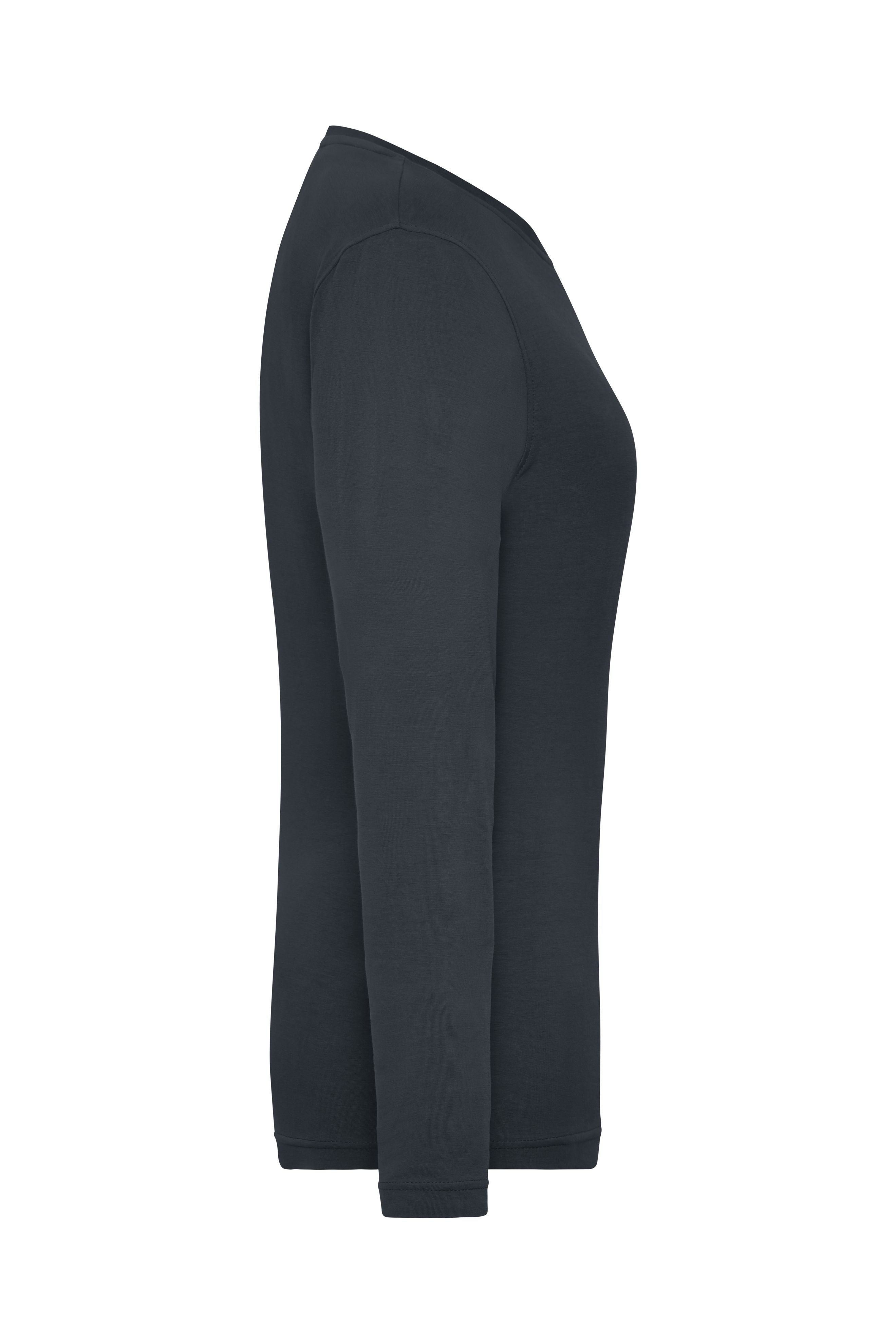 Ladies' BIO Stretch-Longsleeve Work - SOLID - OCS Blended