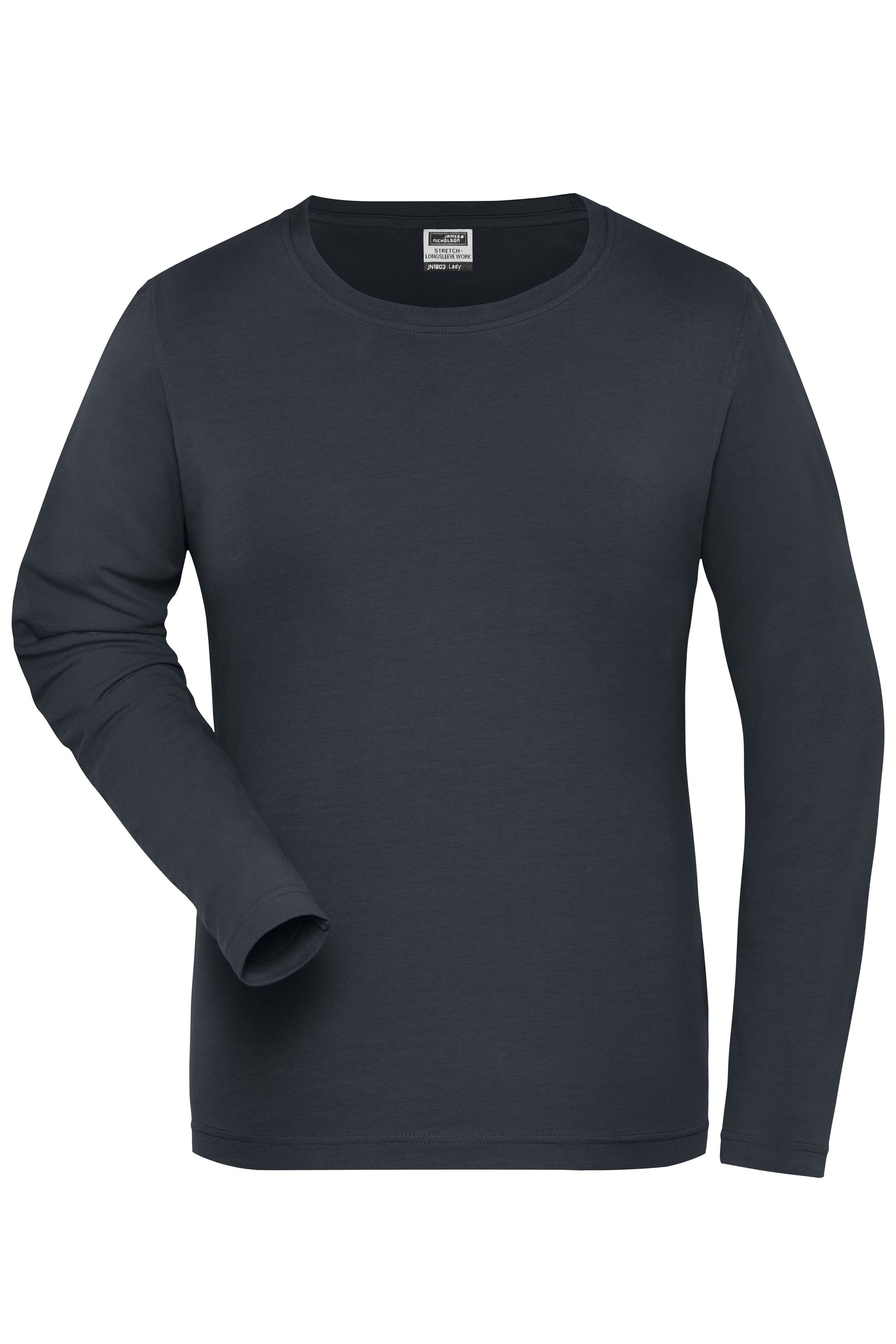 Ladies' BIO Stretch-Longsleeve Work - SOLID - OCS Blended