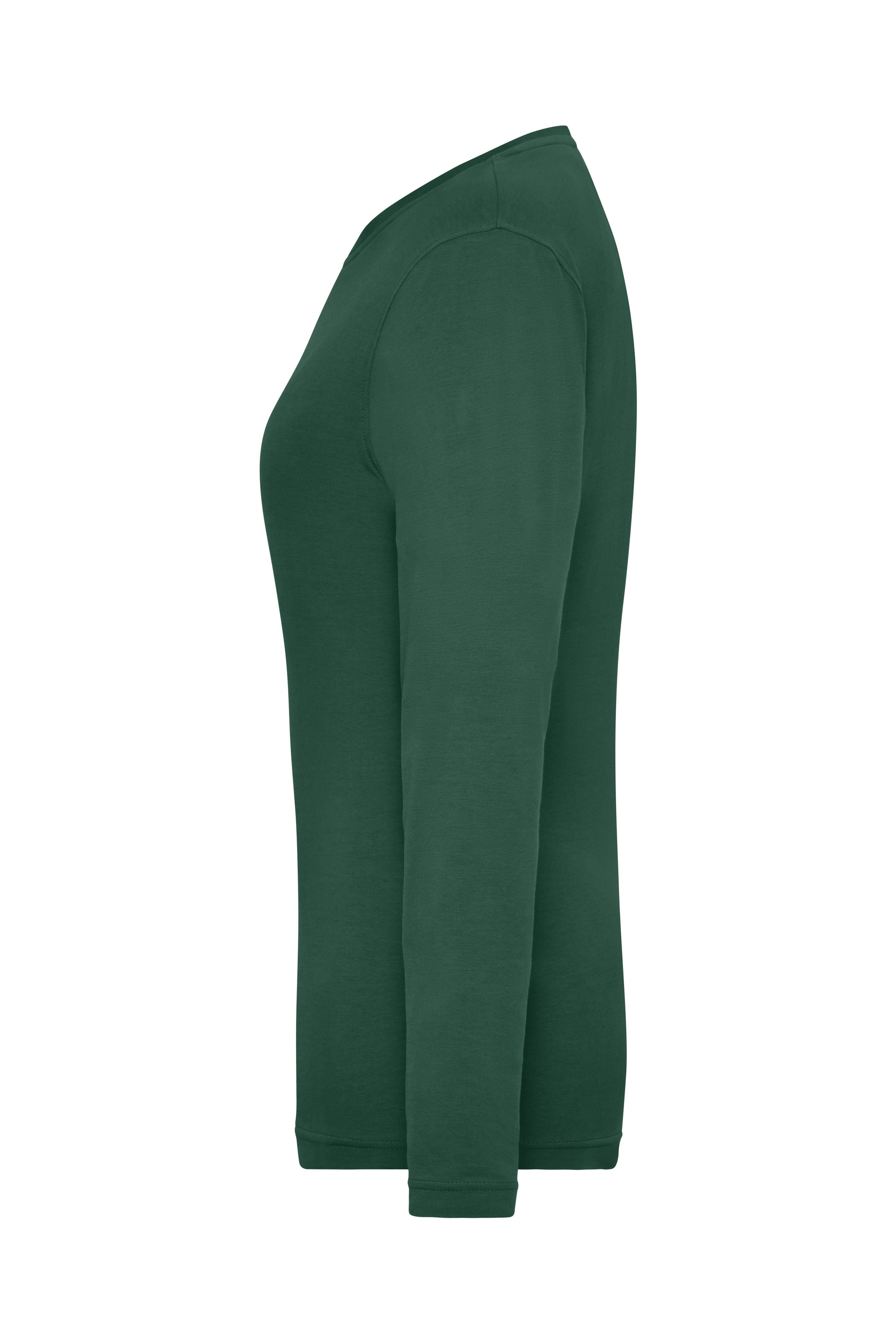 Ladies' BIO Stretch-Longsleeve Work - SOLID - OCS Blended