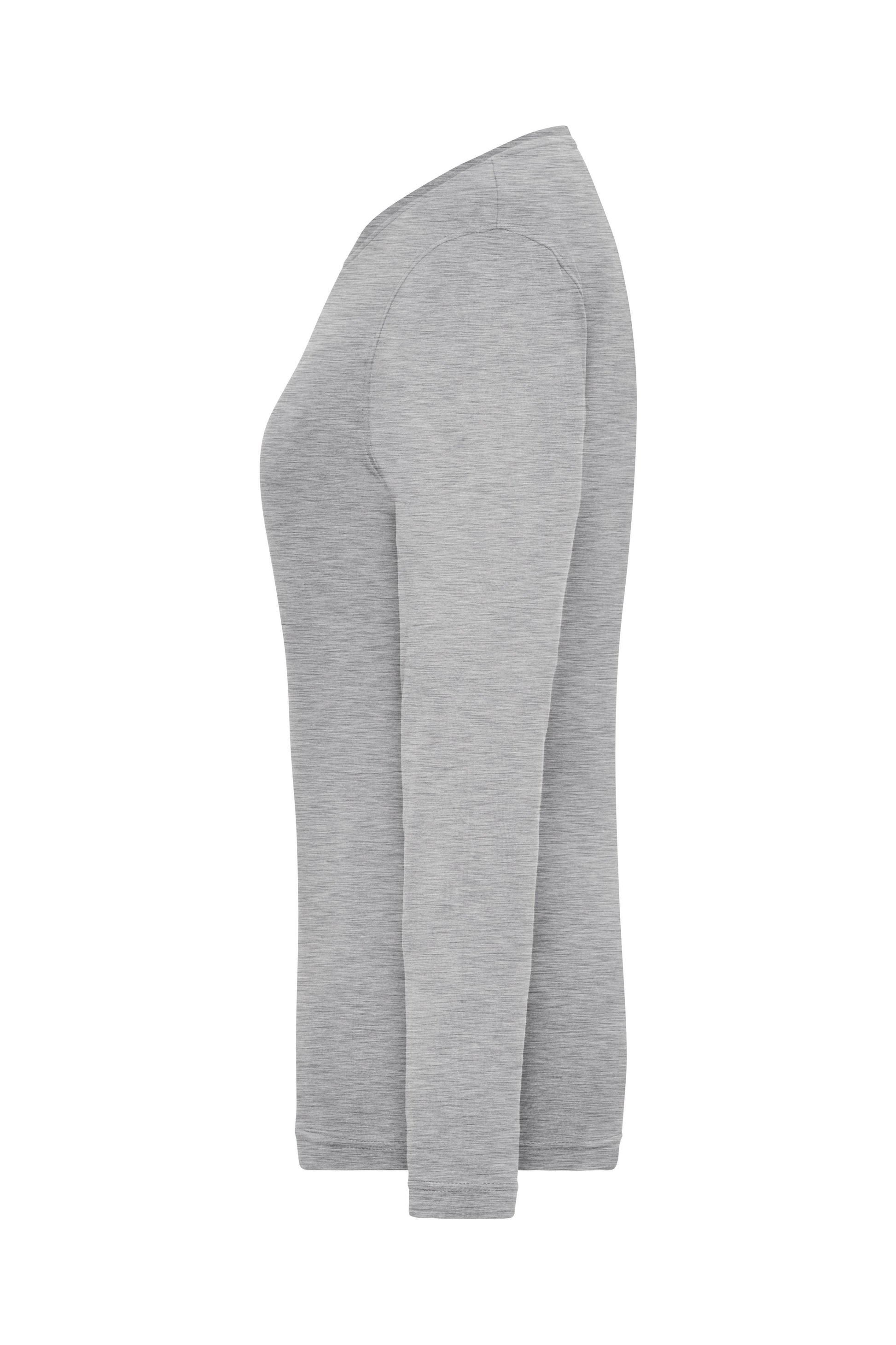 Ladies' BIO Stretch-Longsleeve Work - SOLID - OCS Blended