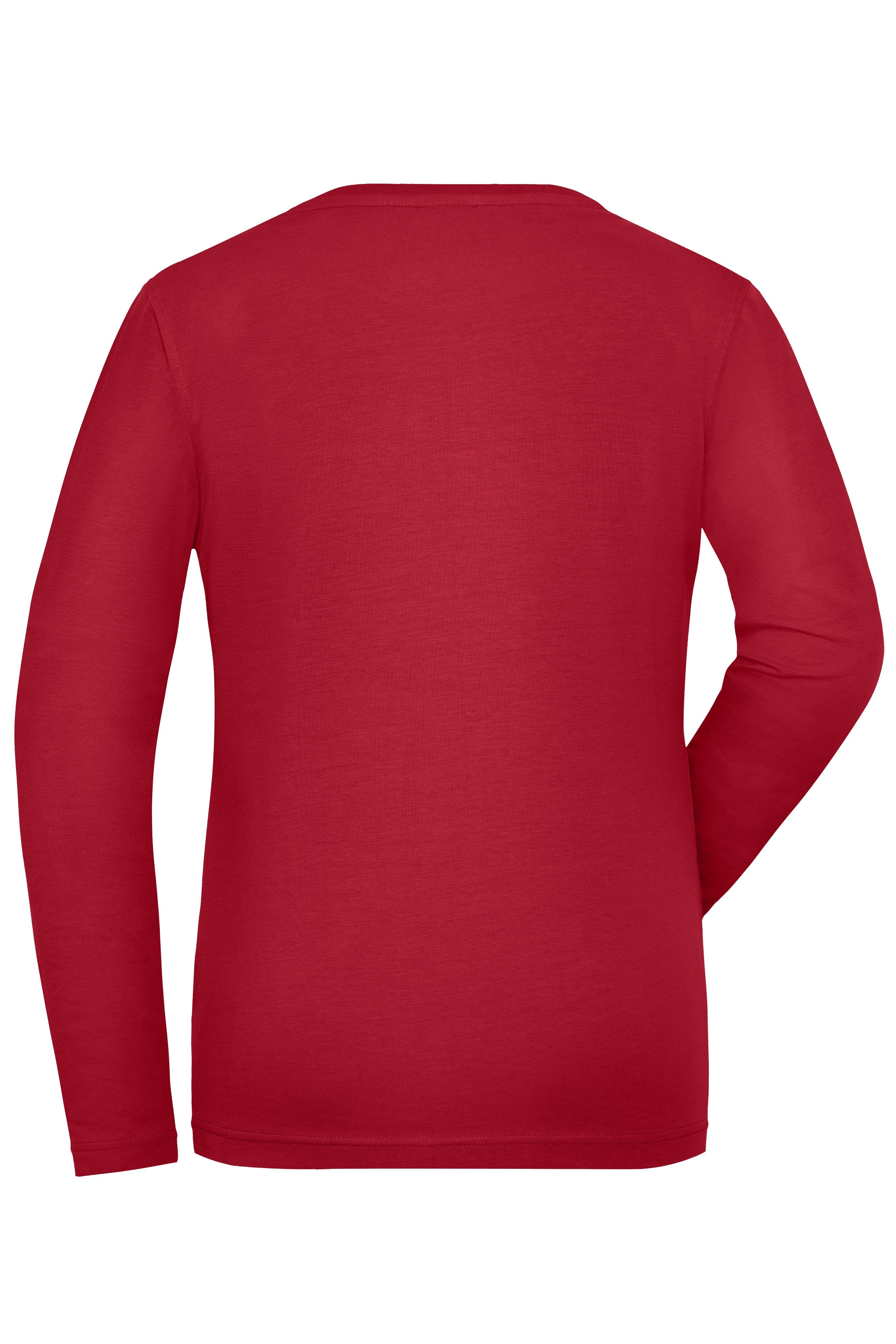Ladies' BIO Stretch-Longsleeve Work - SOLID - OCS Blended