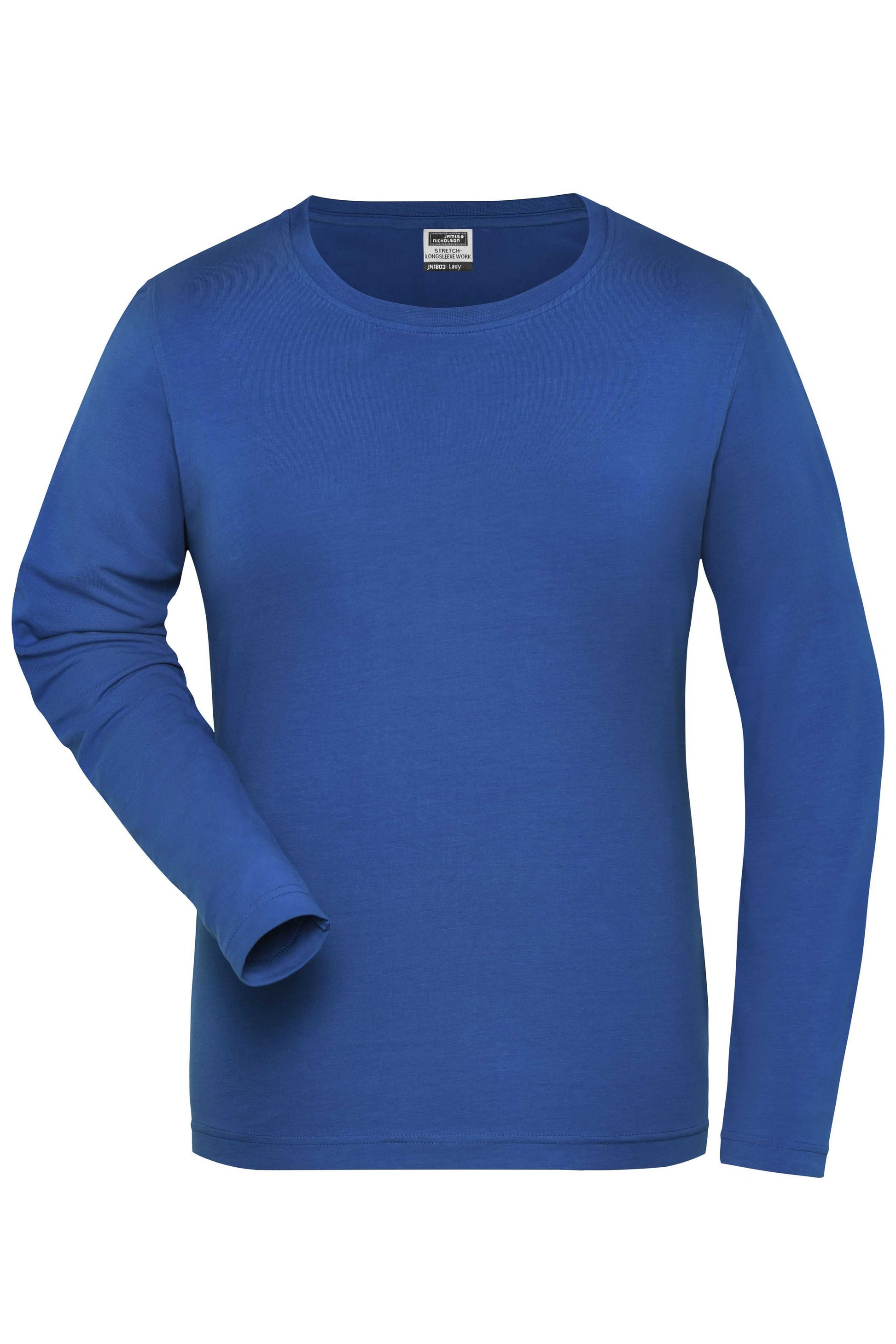 Ladies' BIO Stretch-Longsleeve Work - SOLID - OCS Blended