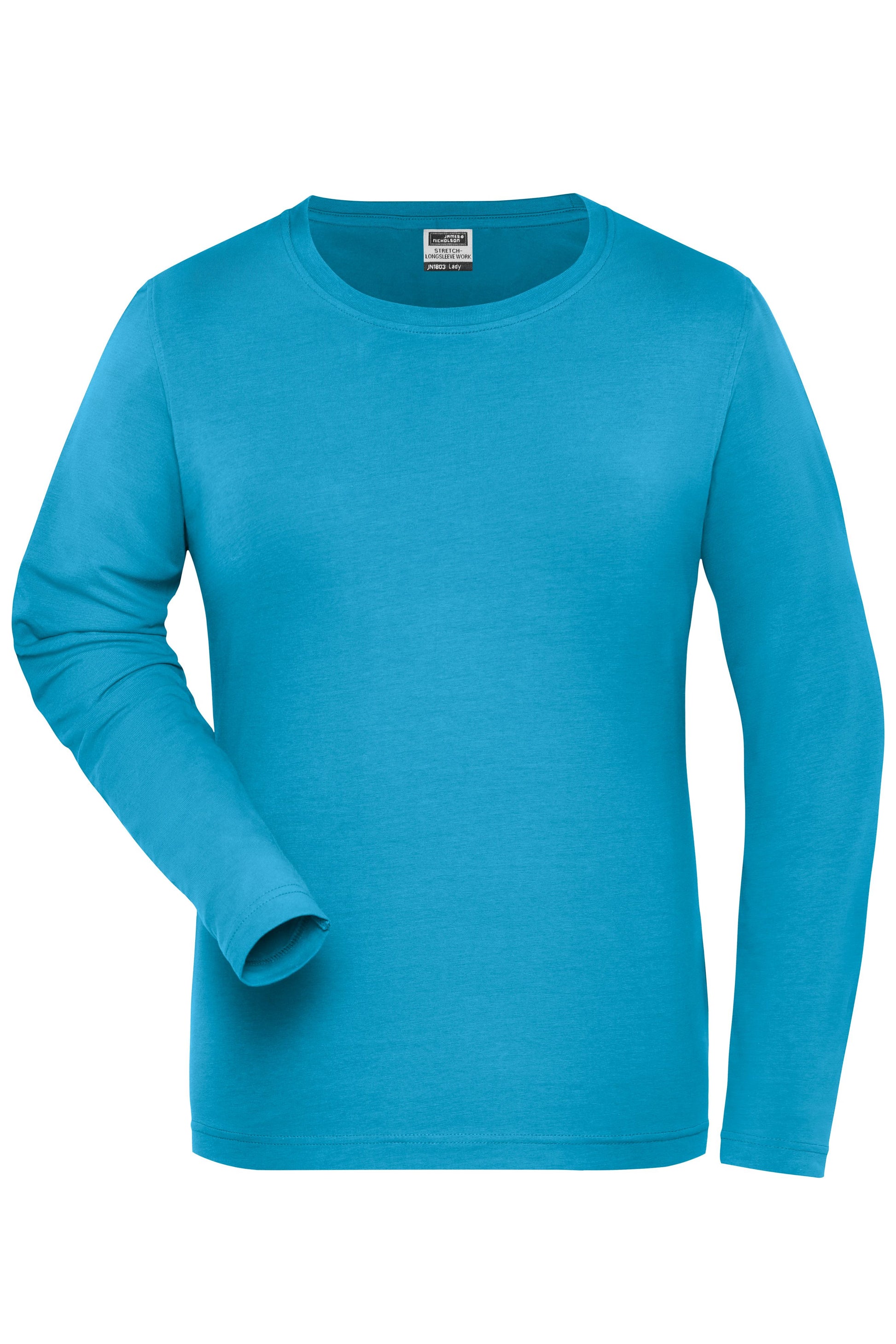 Ladies' BIO Stretch-Longsleeve Work - SOLID - OCS Blended