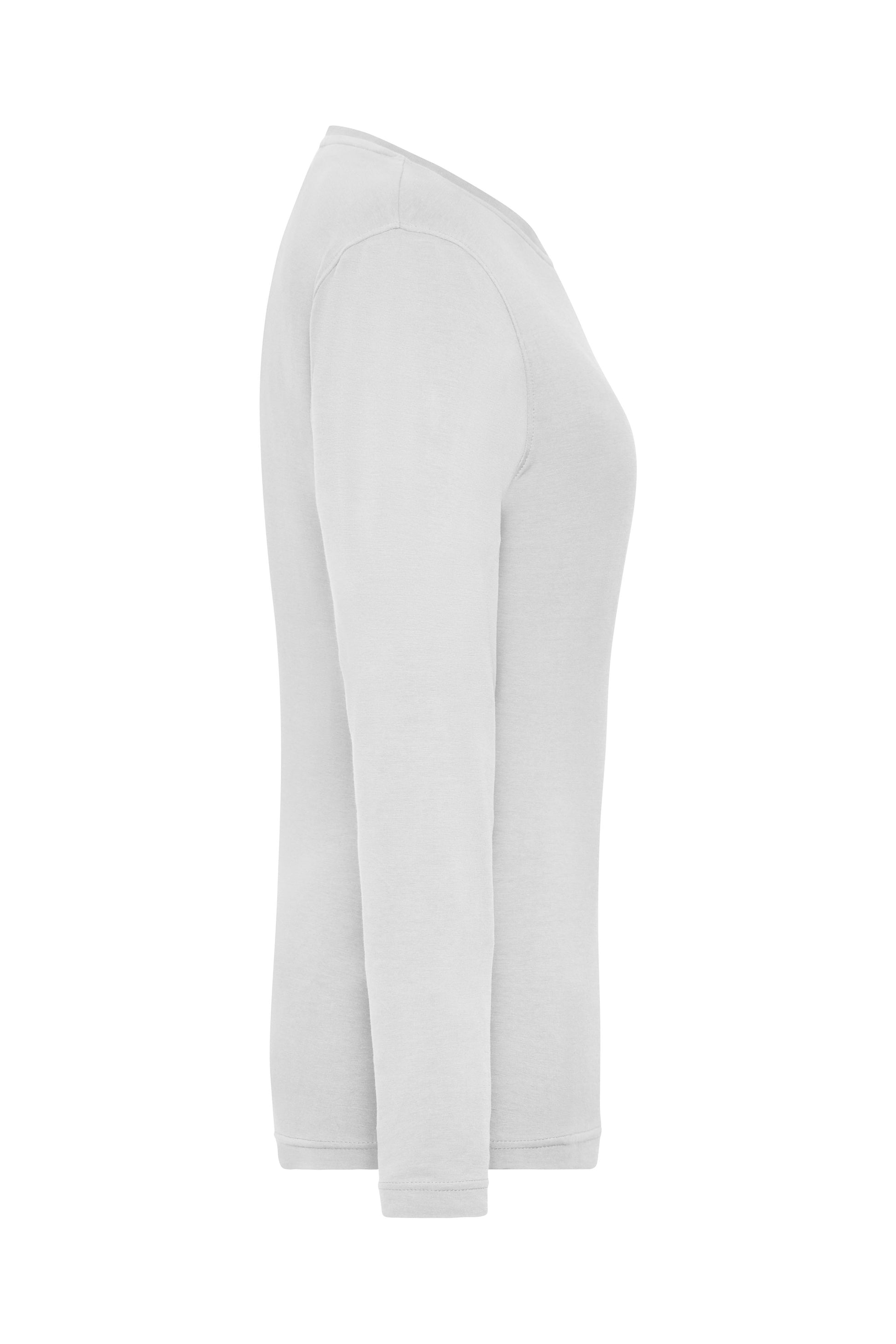 Ladies' BIO Stretch-Longsleeve Work - SOLID - OCS Blended