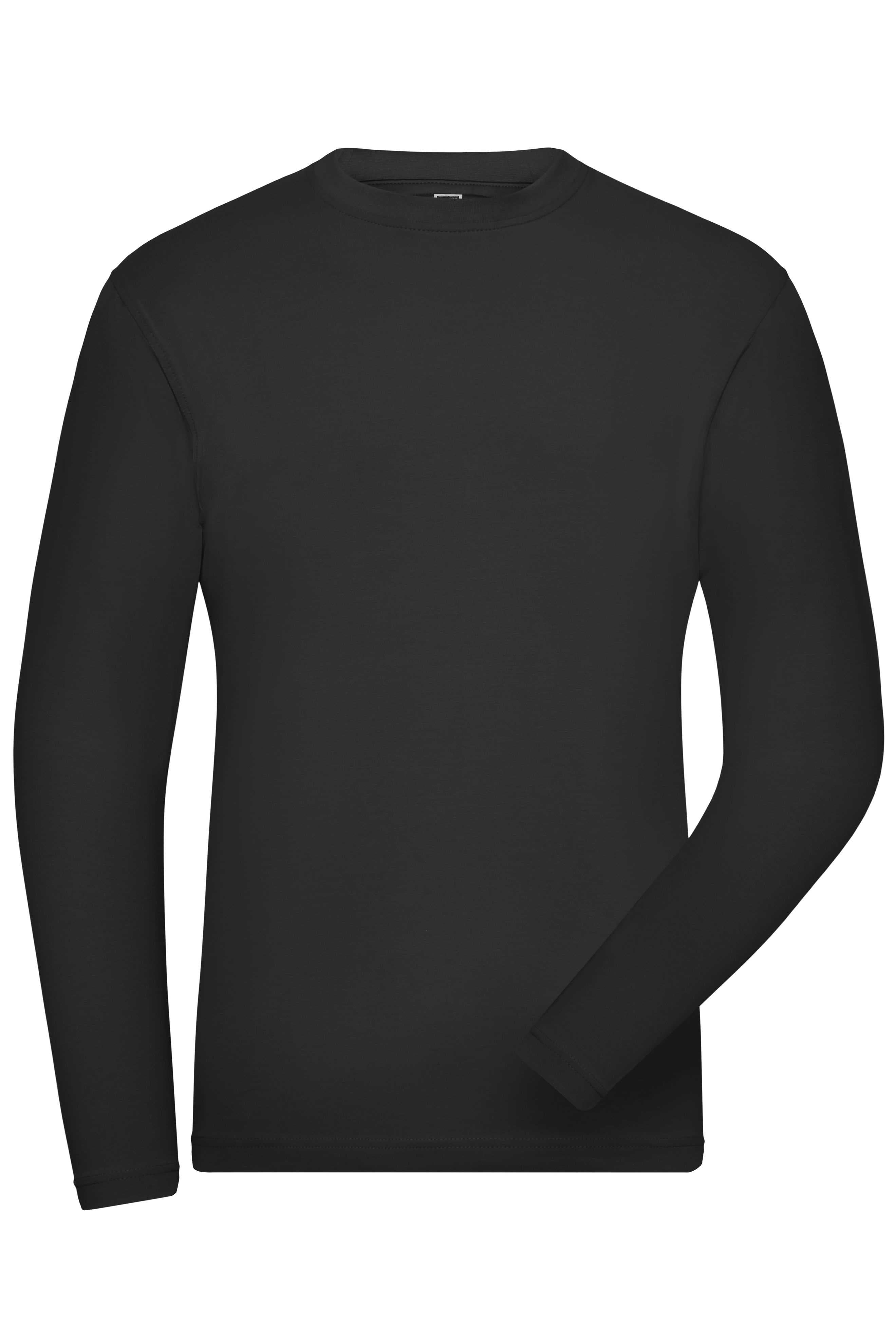 Men's BIO Stretch-Longsleeve Work - SOLID - OCS Blended