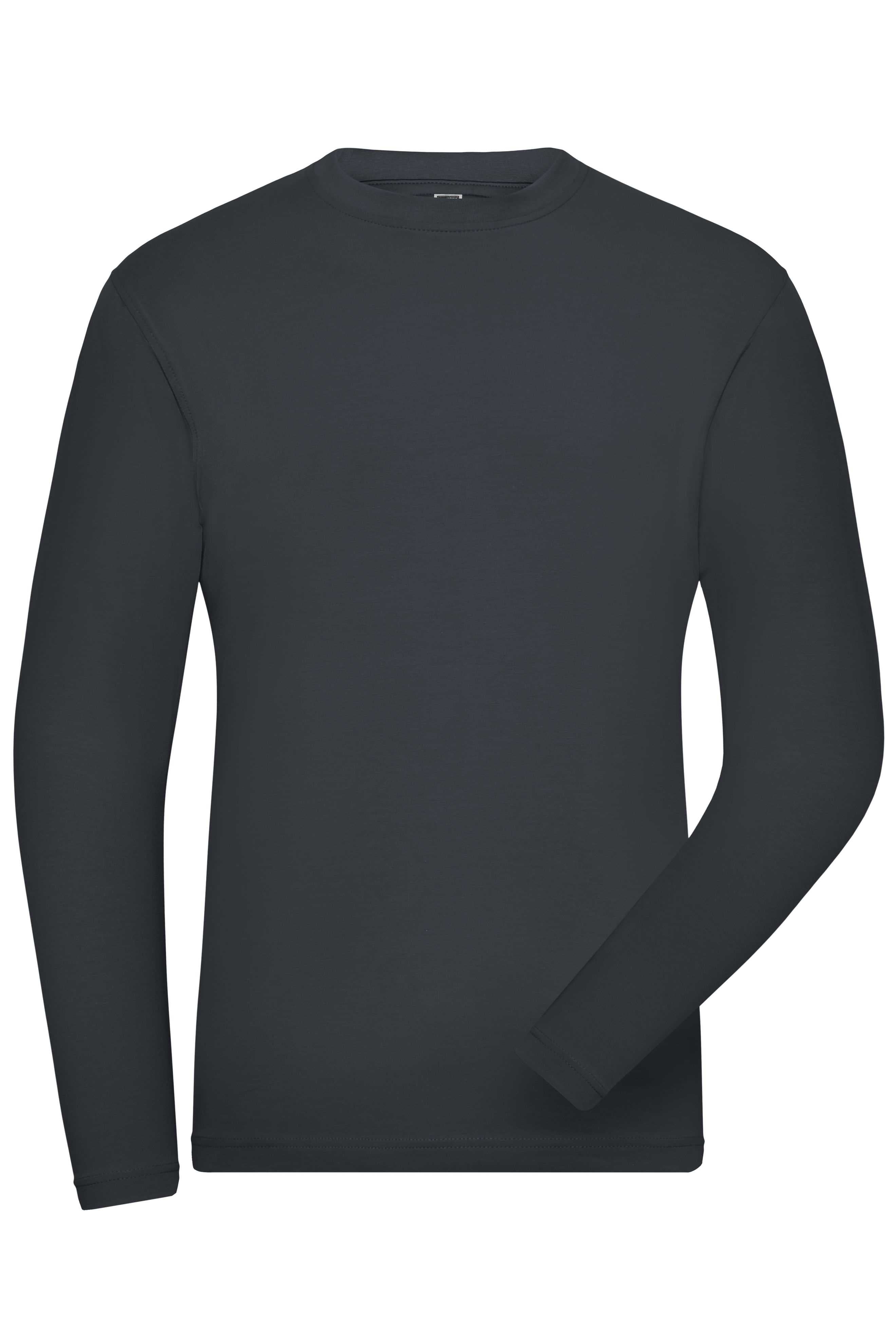 Men's BIO Stretch-Longsleeve Work - SOLID - OCS Blended