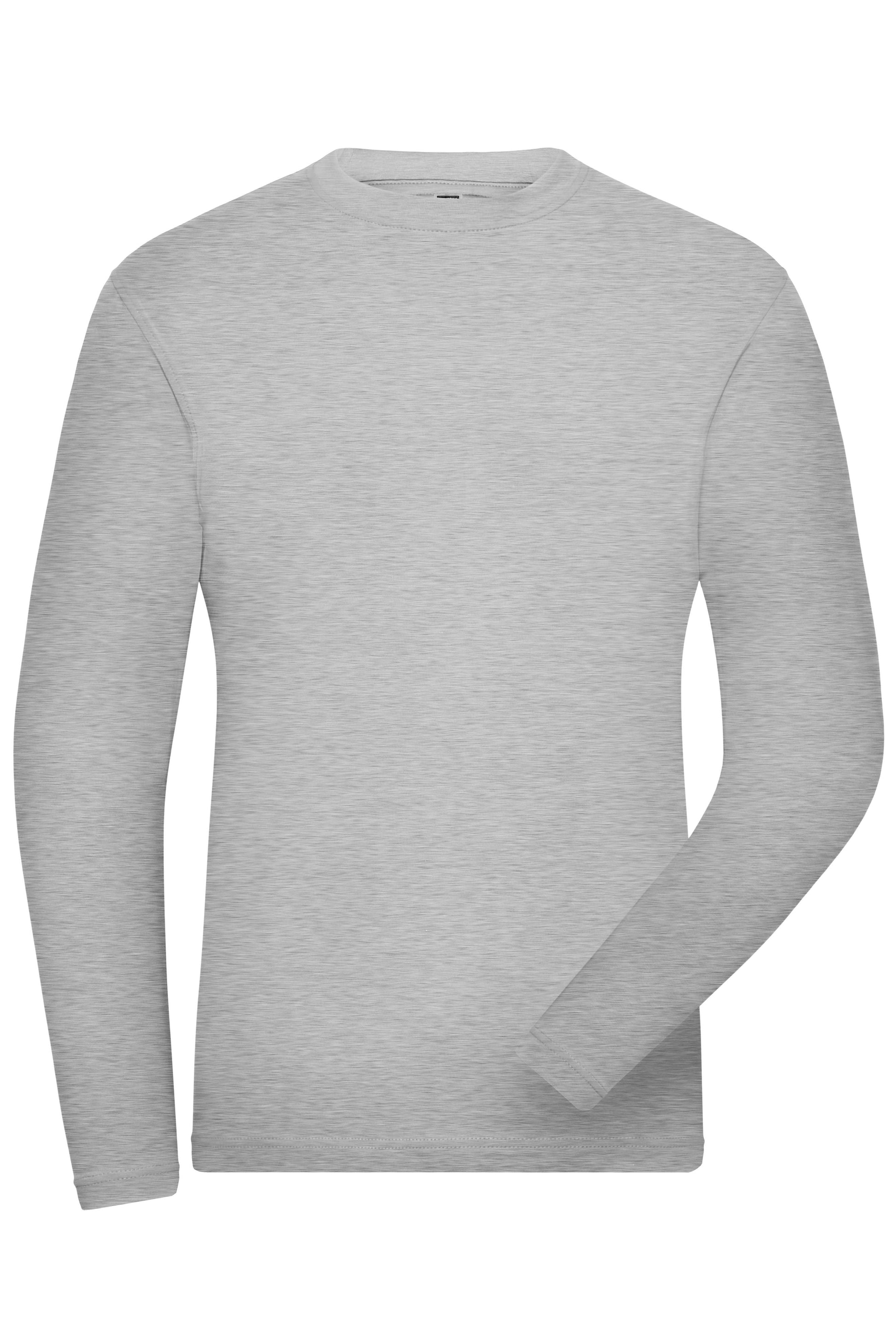 Men's BIO Stretch-Longsleeve Work - SOLID - OCS Blended
