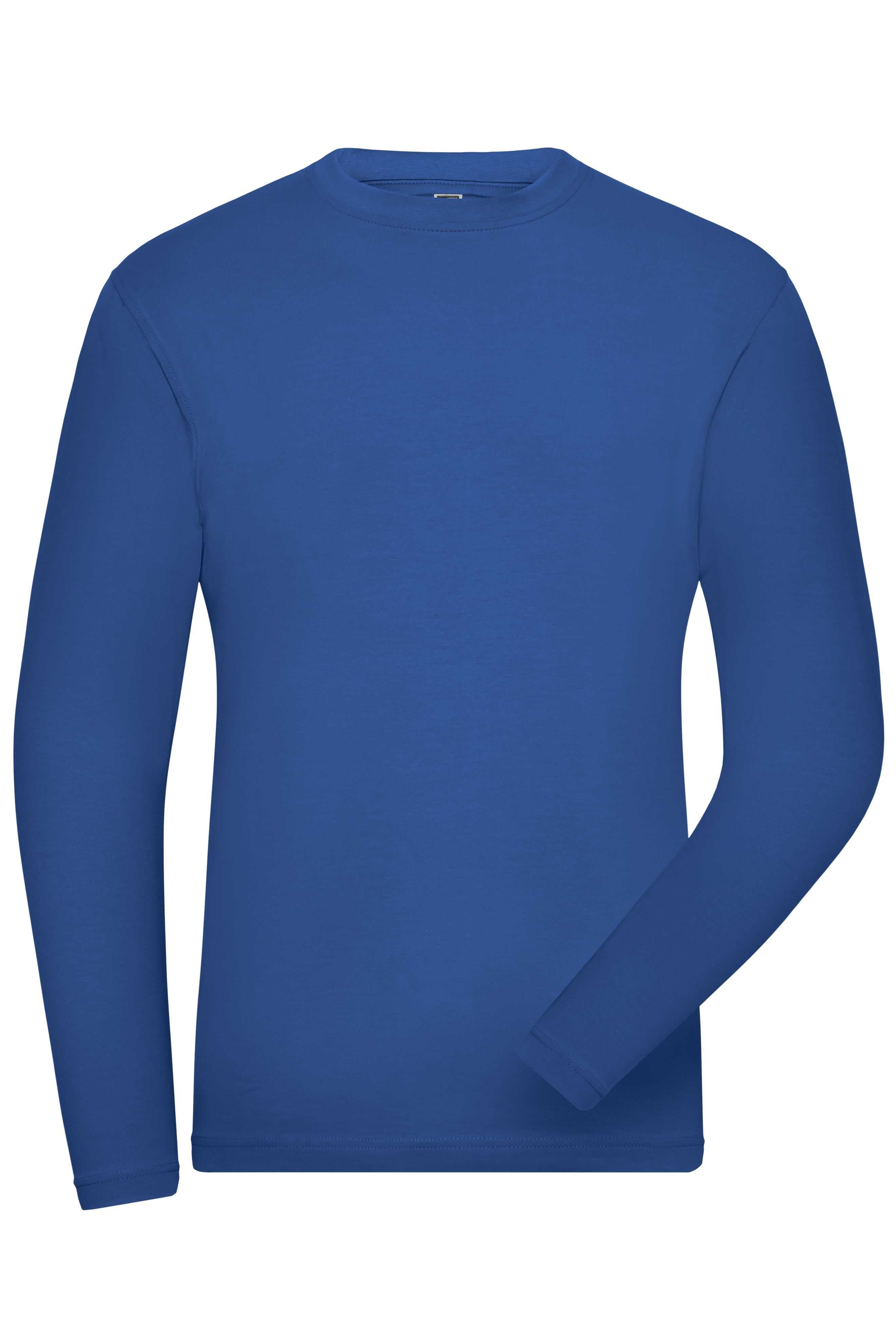 Men's BIO Stretch-Longsleeve Work - SOLID - OCS Blended