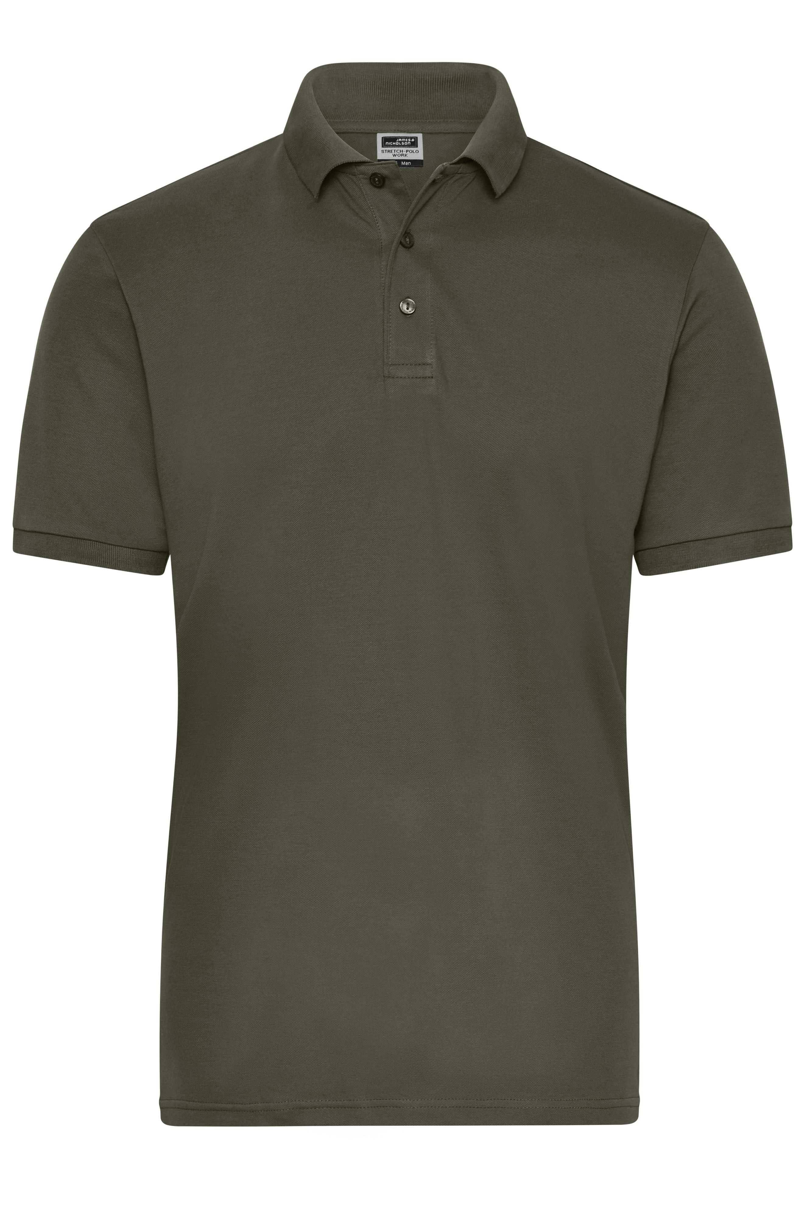 Men's BIO Stretch-Polo Work - SOLID - OCS Blended