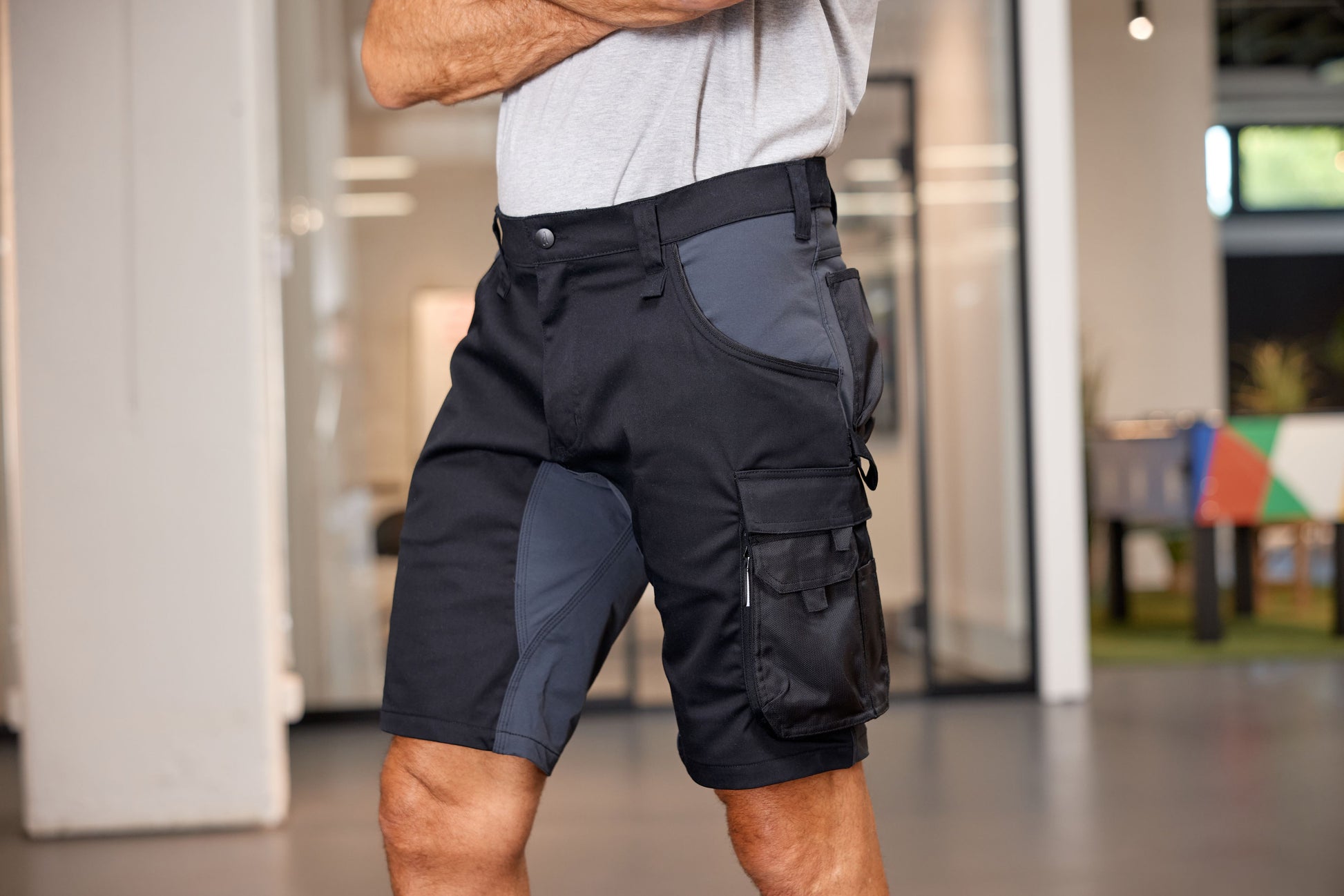Workwear Stretch-Bermudas Slim Line GRS