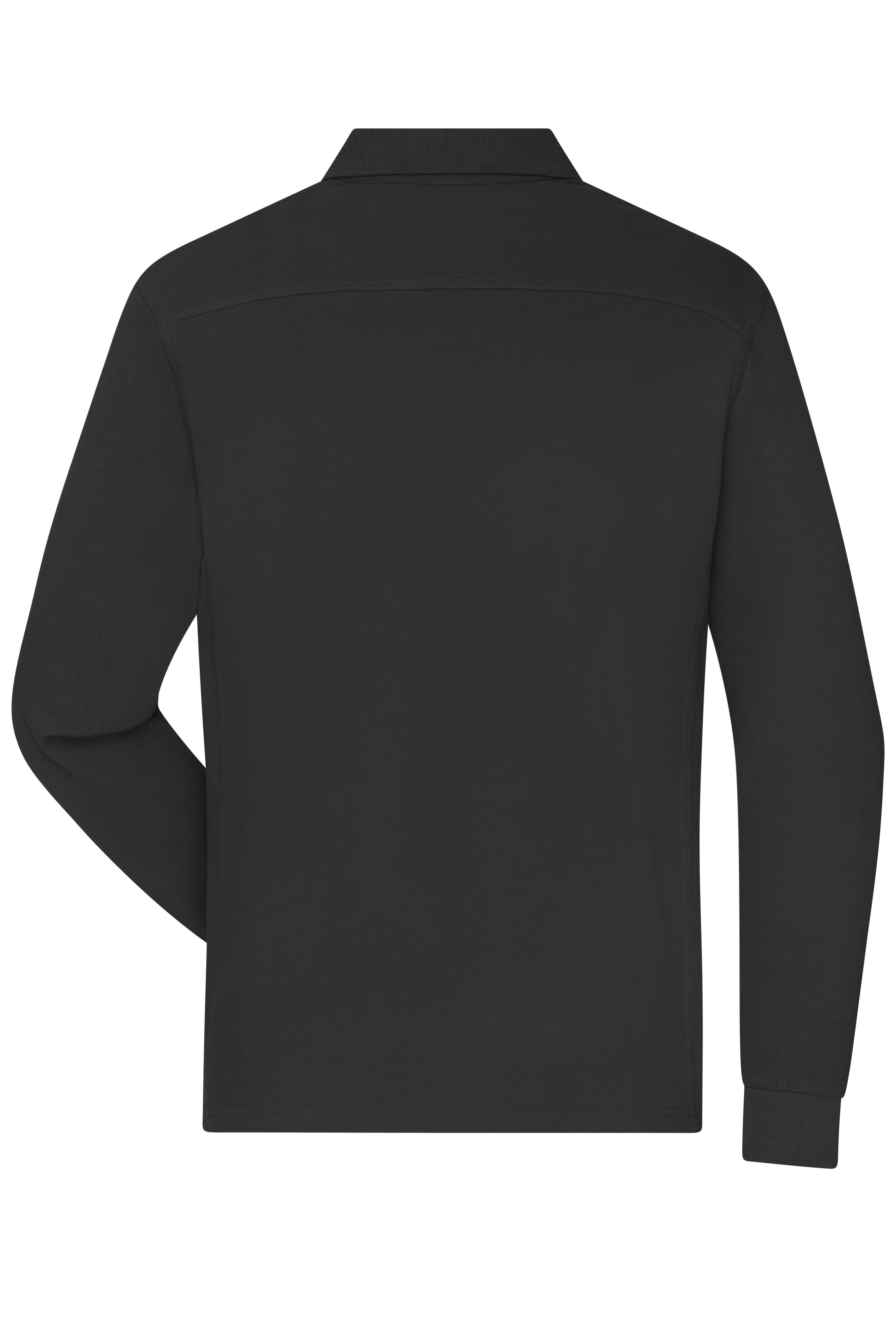 Men's Workwear-Long-Sleeved Polo OCS Blended