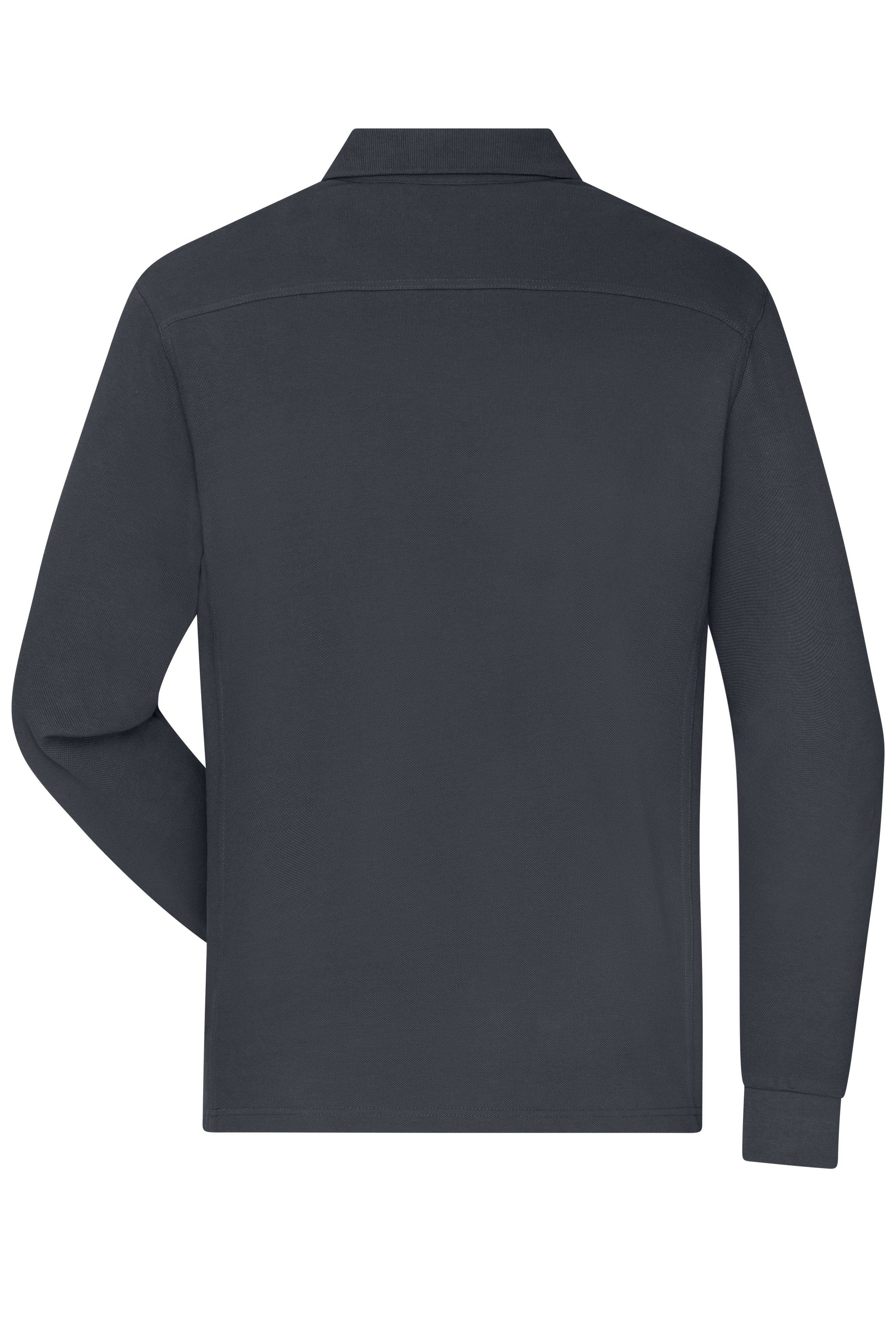 Men's Workwear-Long-Sleeved Polo OCS Blended