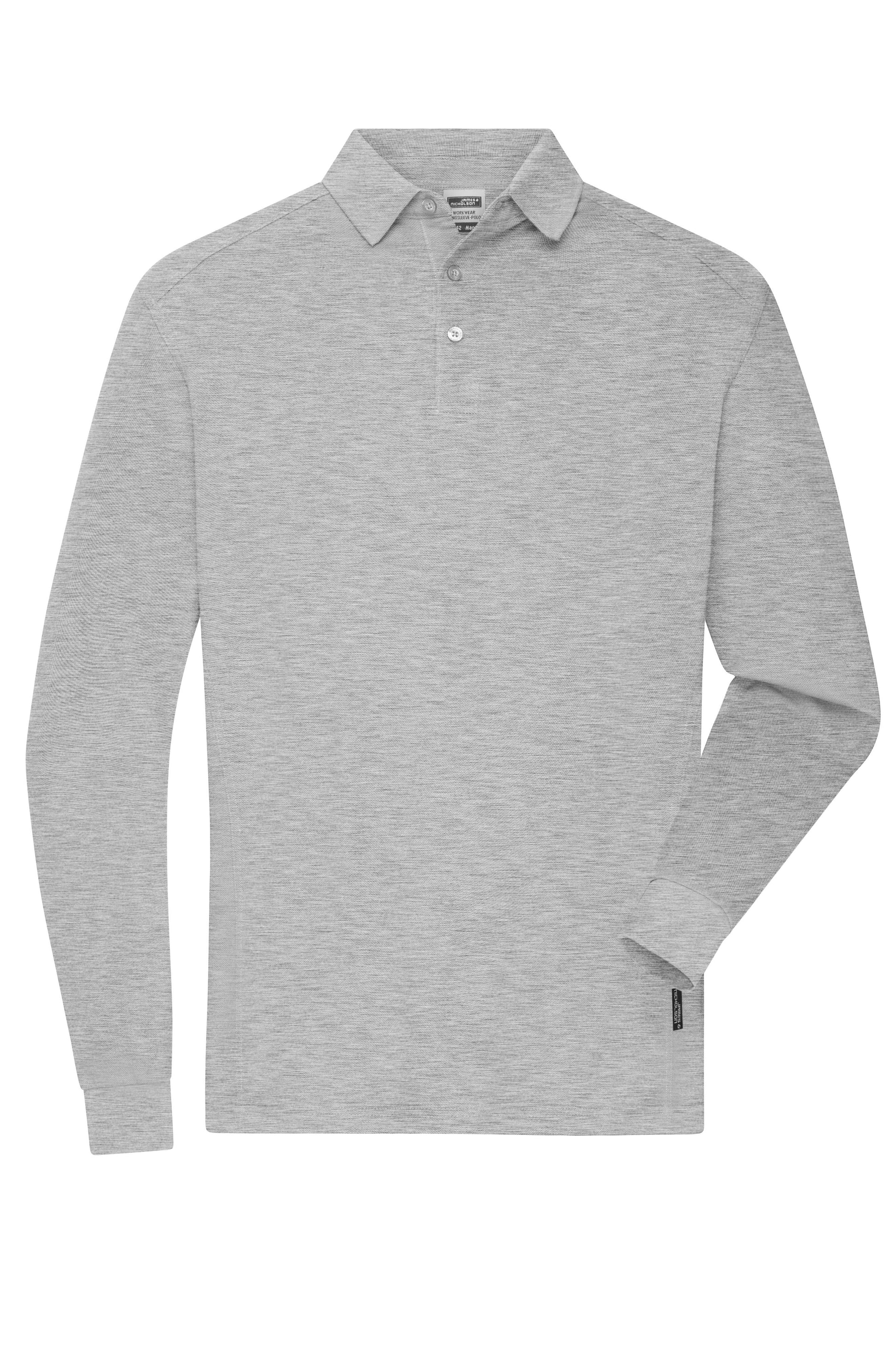 Men's Workwear-Long-Sleeved Polo OCS Blended