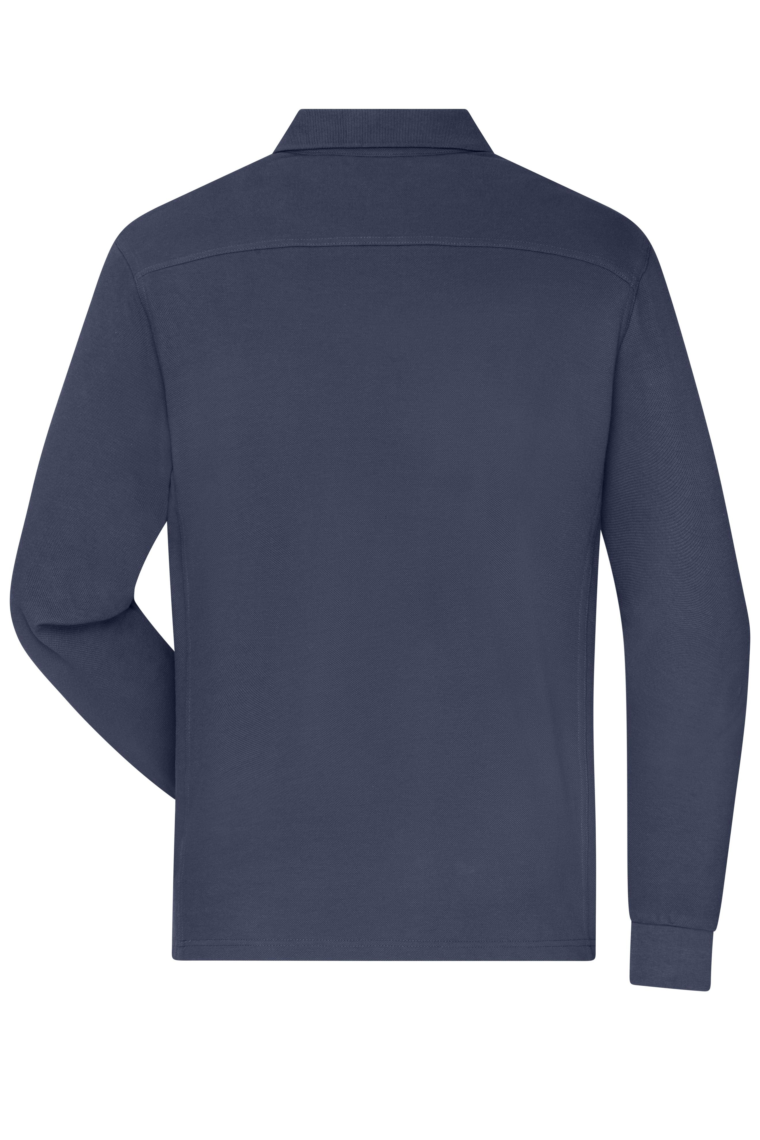 Men's Workwear-Long-Sleeved Polo OCS Blended