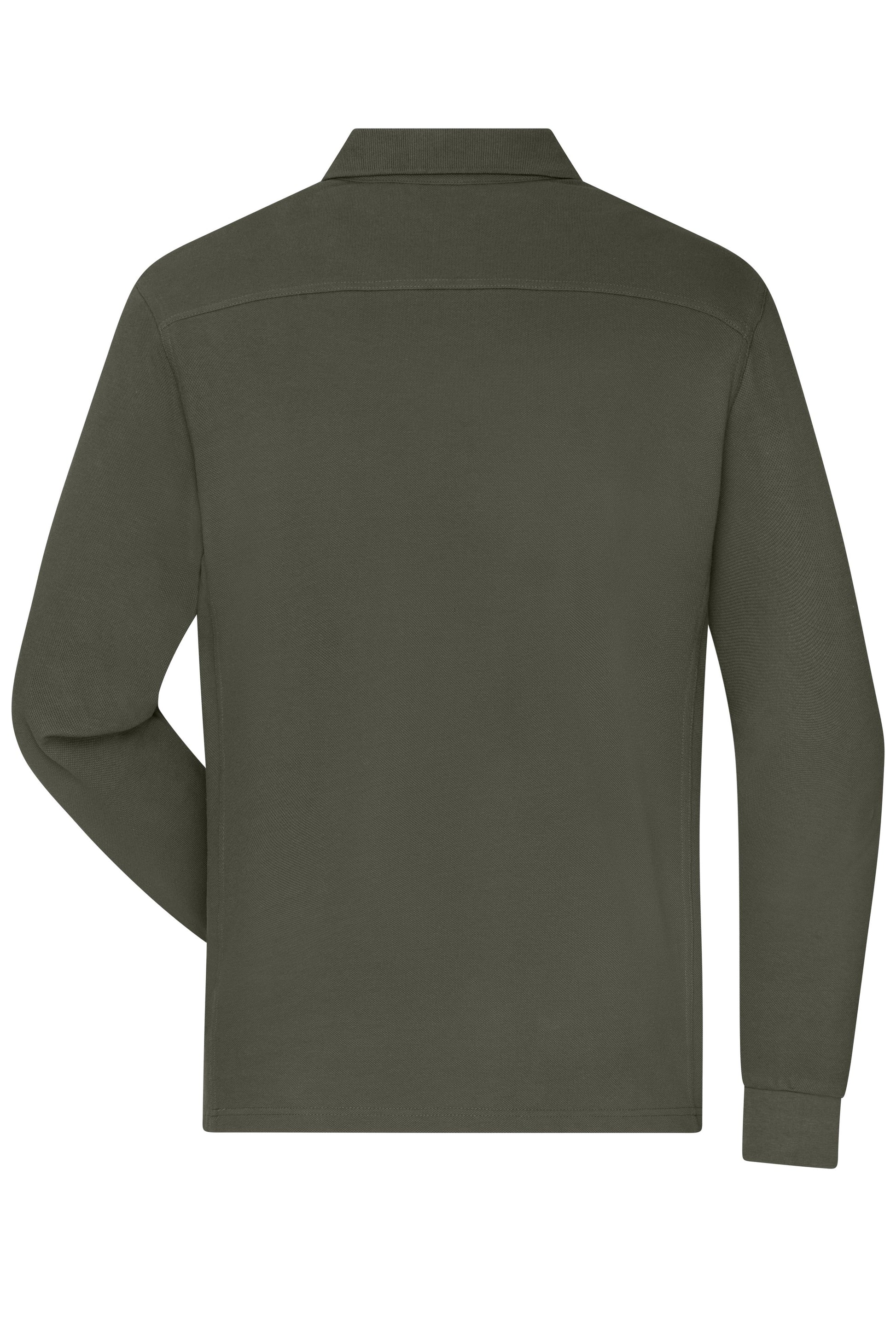 Men's Workwear-Long-Sleeved Polo OCS Blended