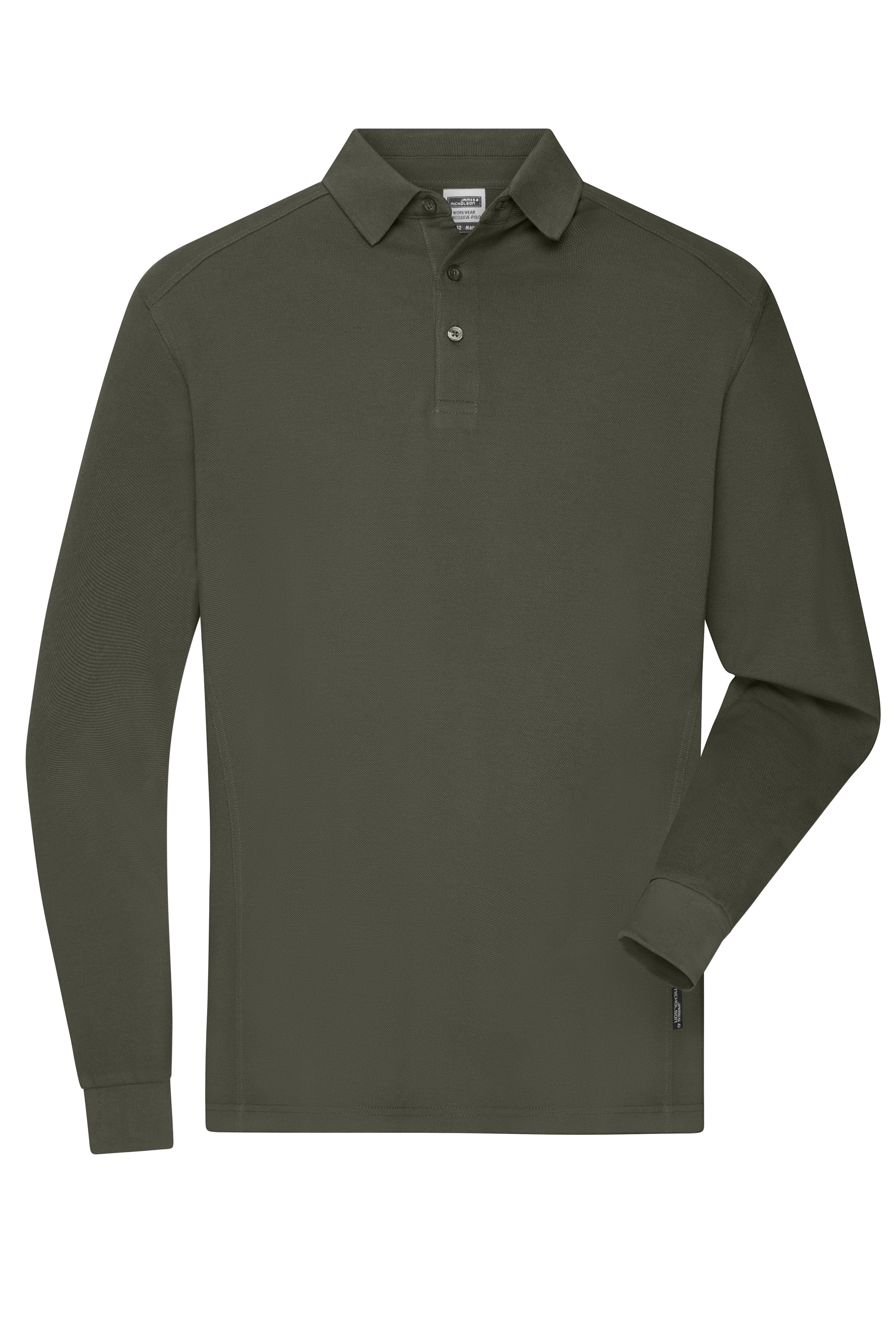 Men's Workwear-Long-Sleeved Polo OCS Blended