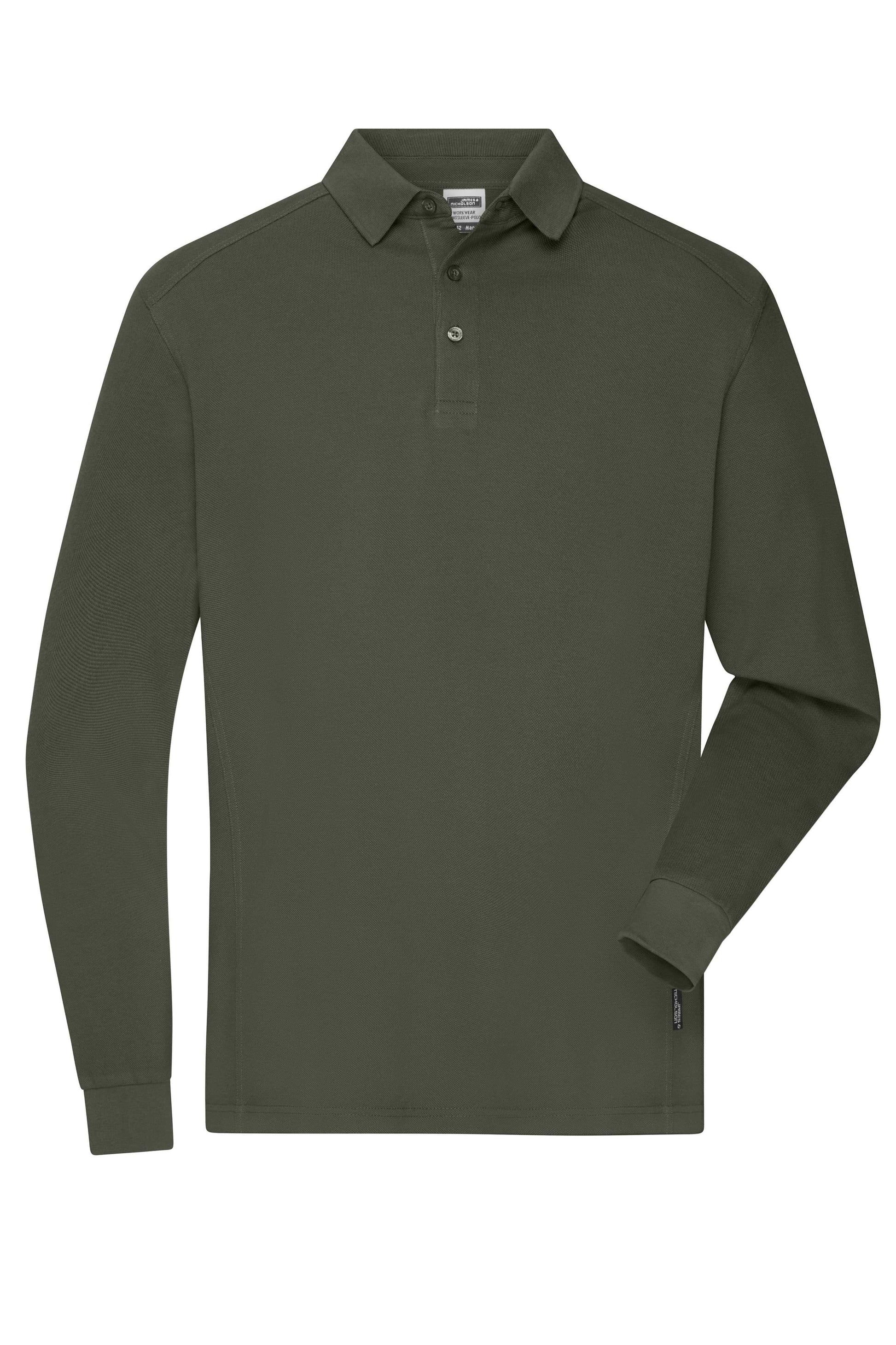 Men's Workwear-Long-Sleeved Polo OCS Blended