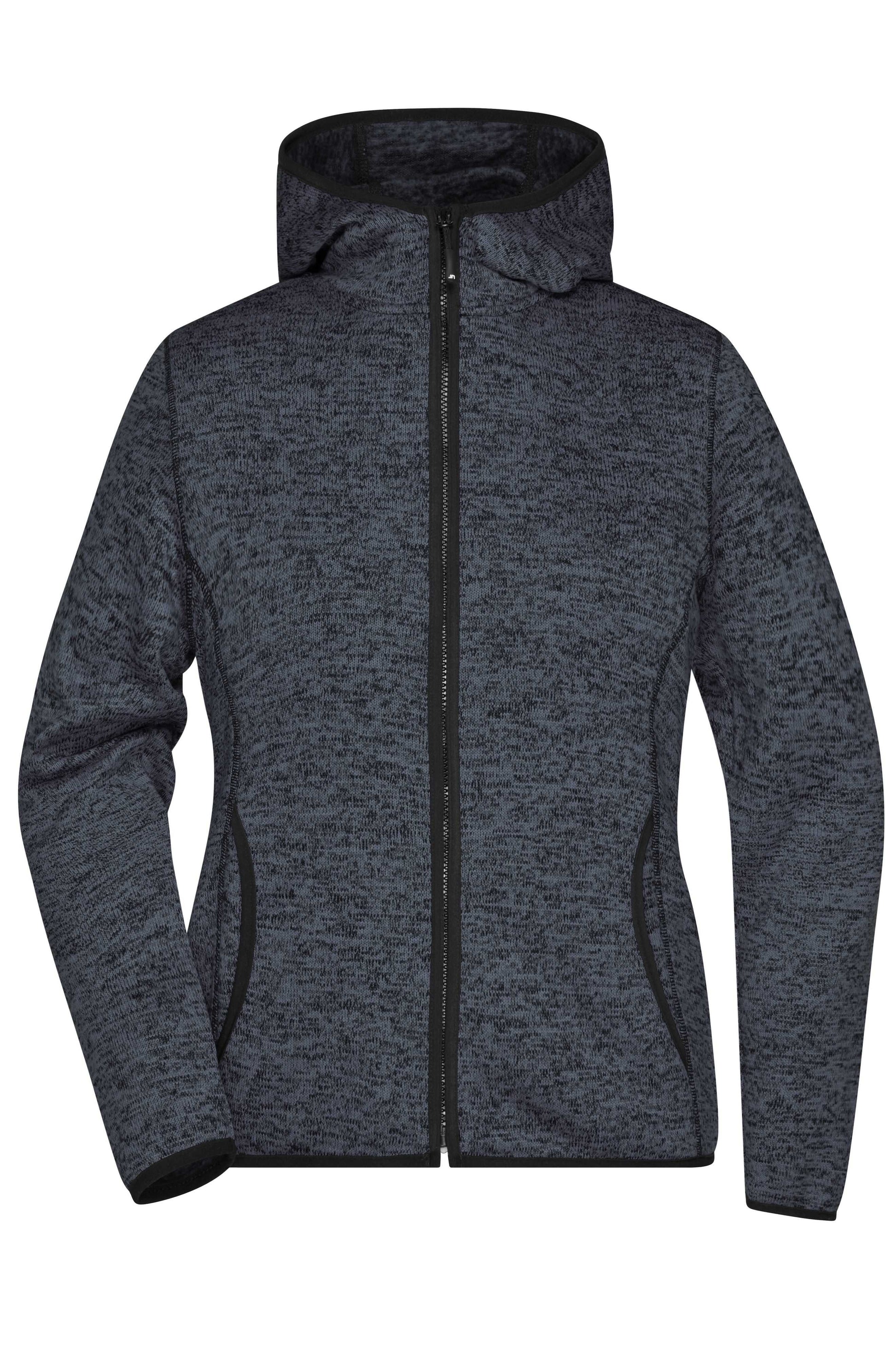 Ladies' Knitted Fleece Hoody