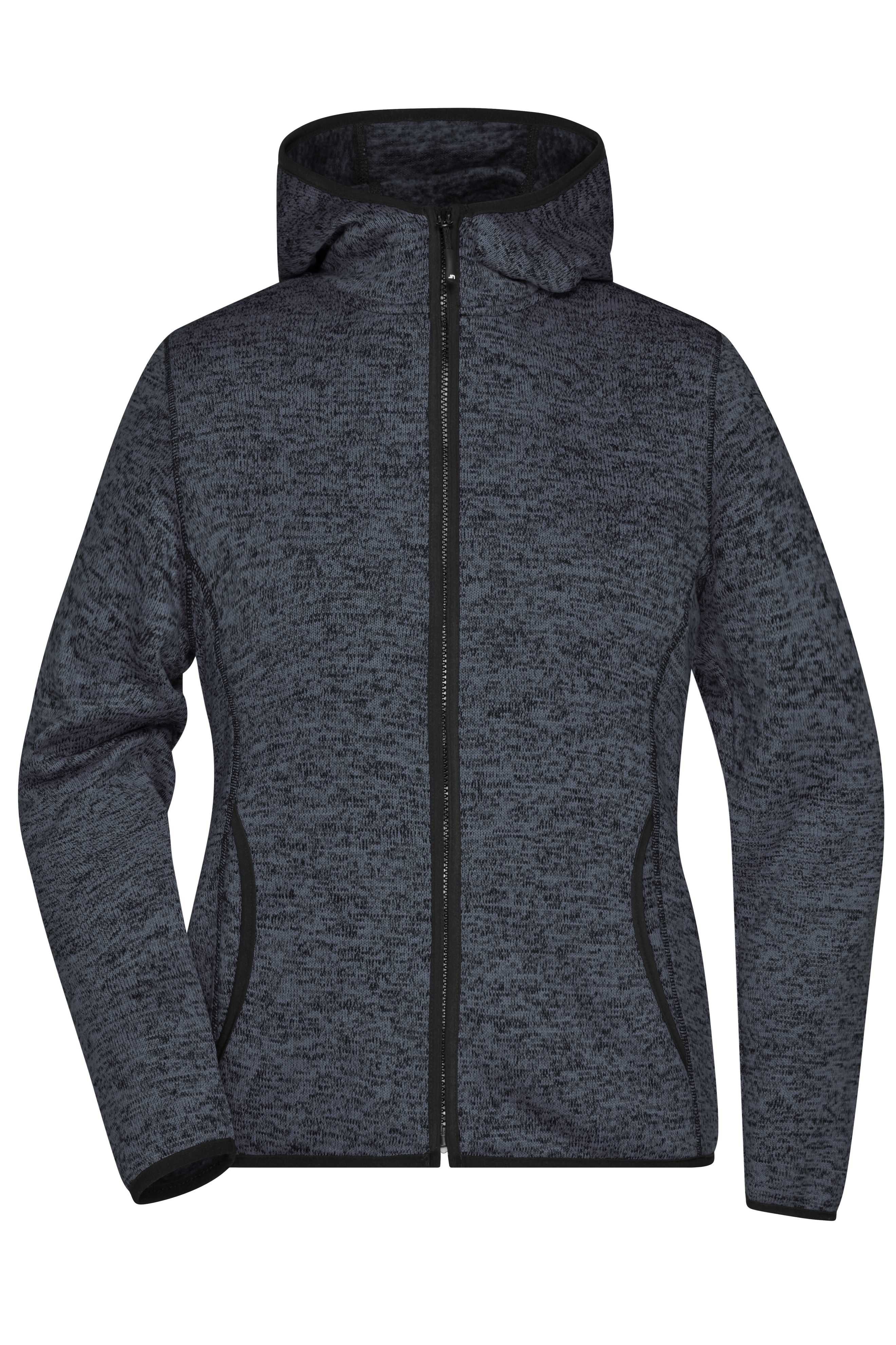 Ladies' Knitted Fleece Hoody