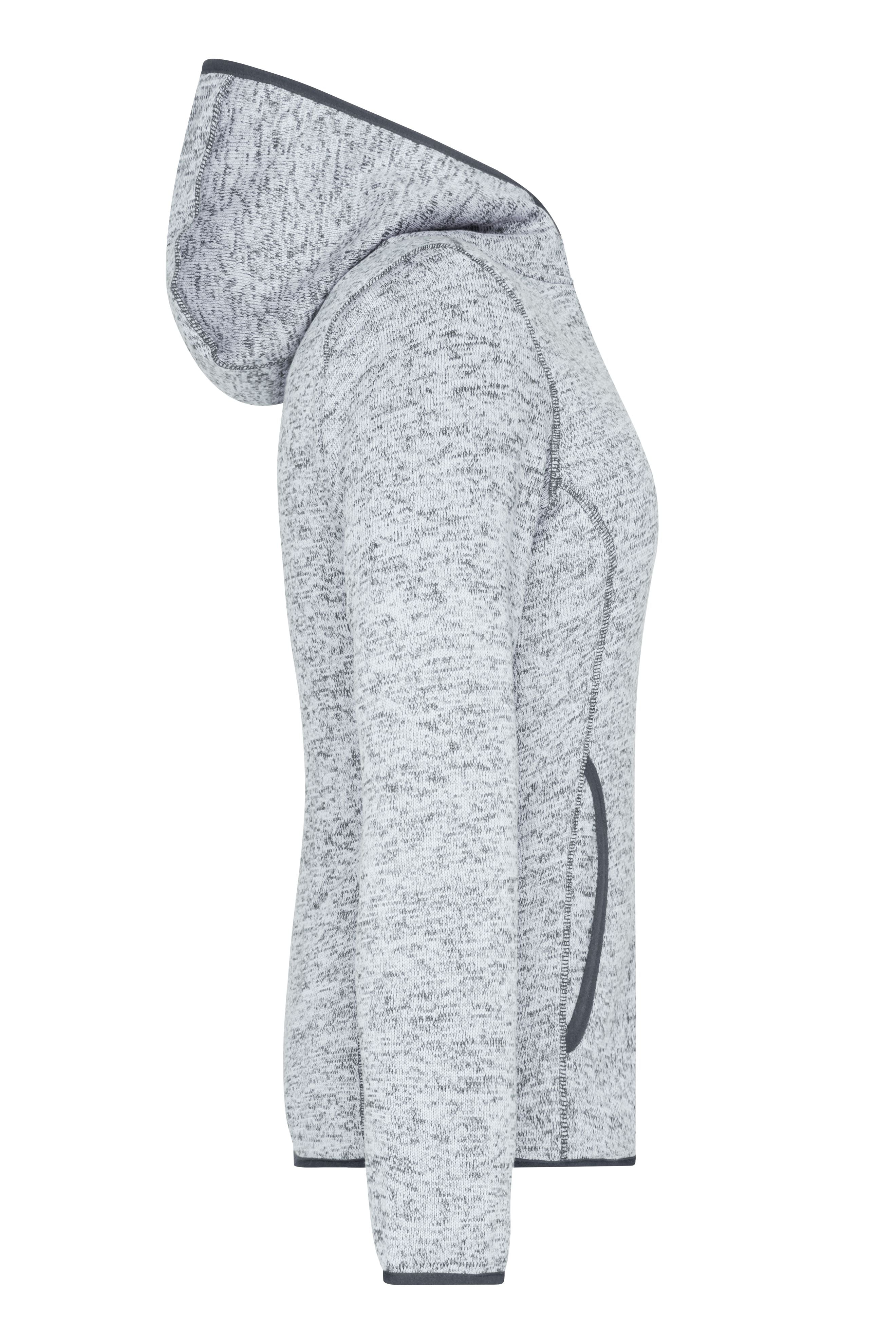 Ladies' Knitted Fleece Hoody