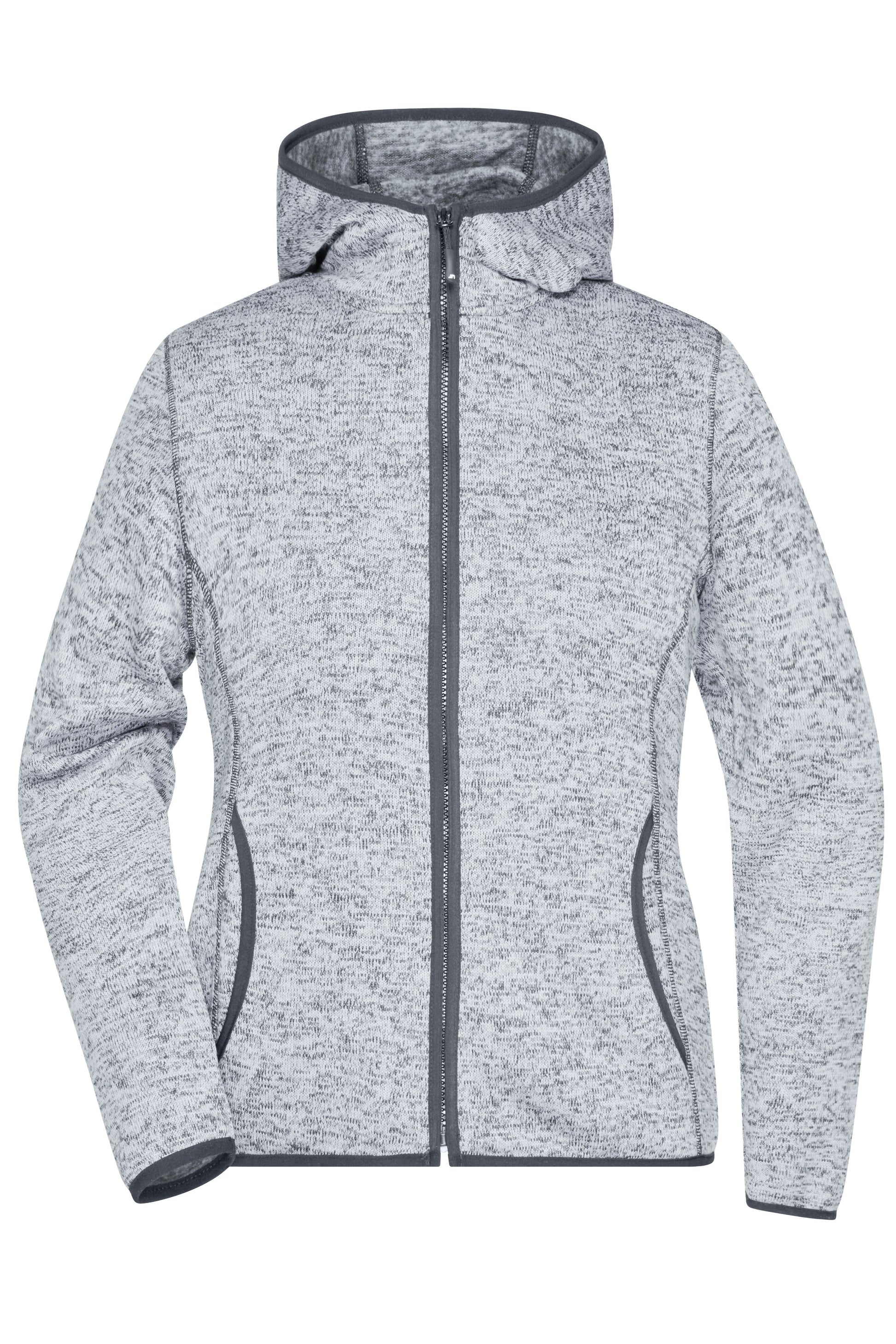 Ladies' Knitted Fleece Hoody