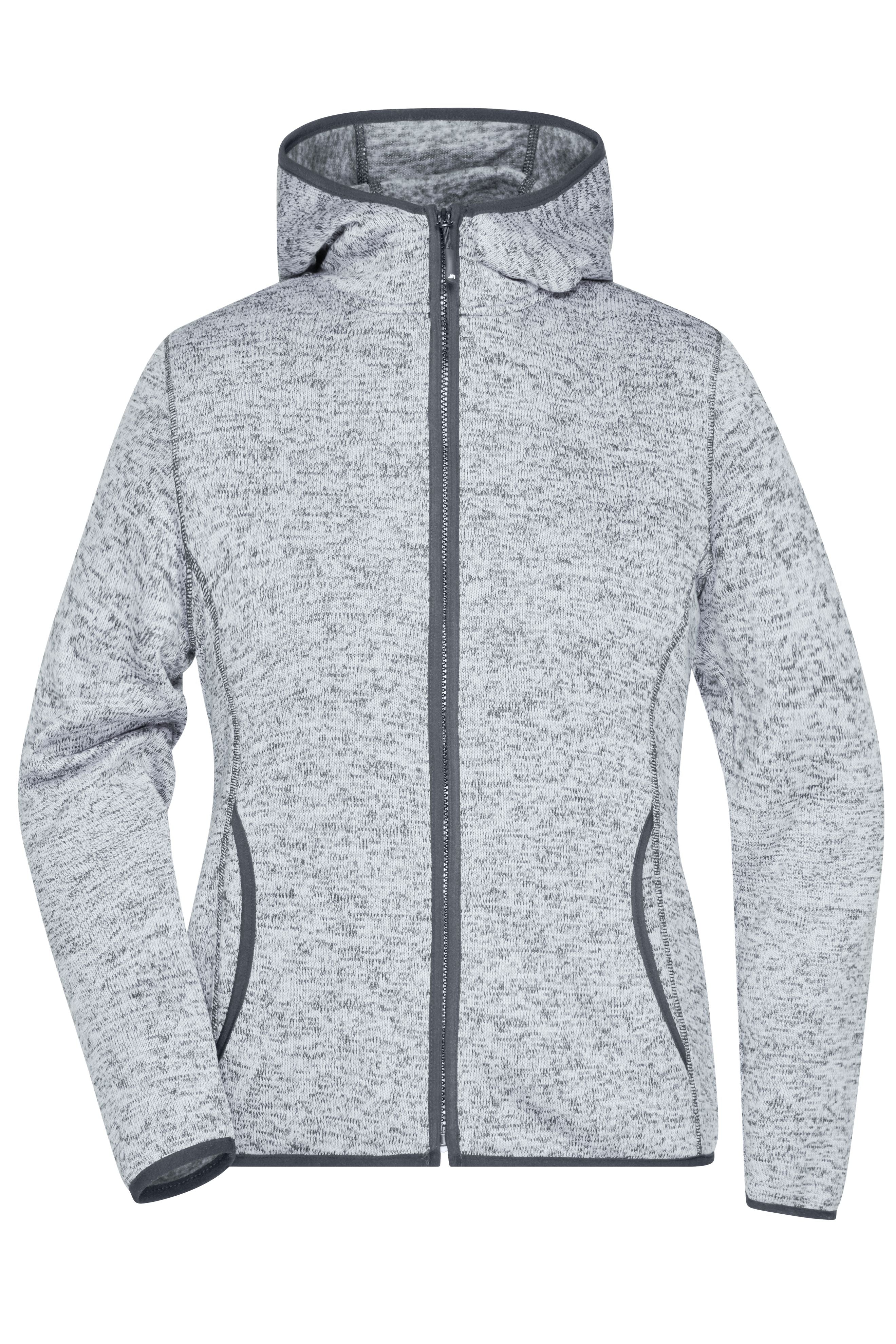 Ladies' Knitted Fleece Hoody