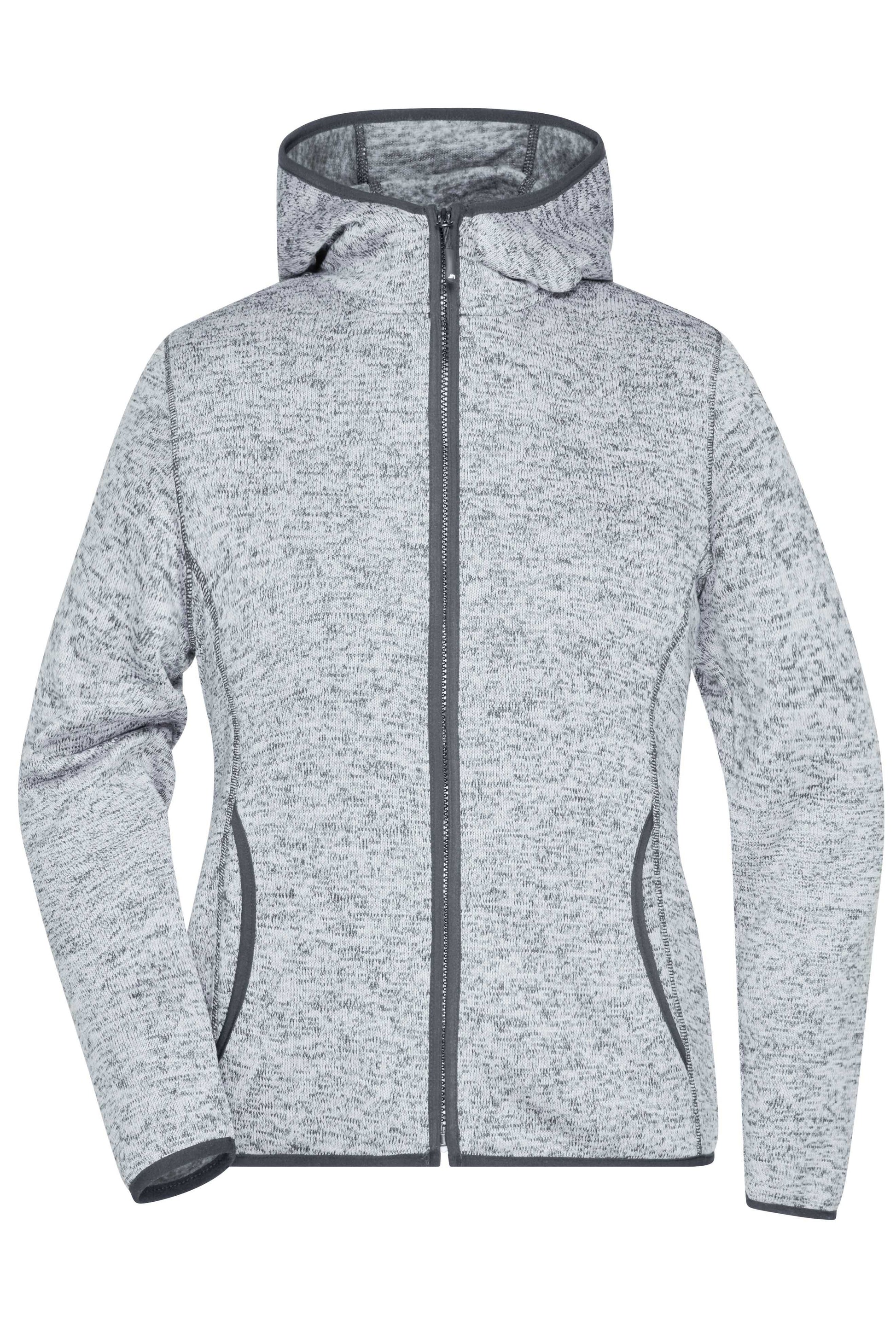Ladies' Knitted Fleece Hoody