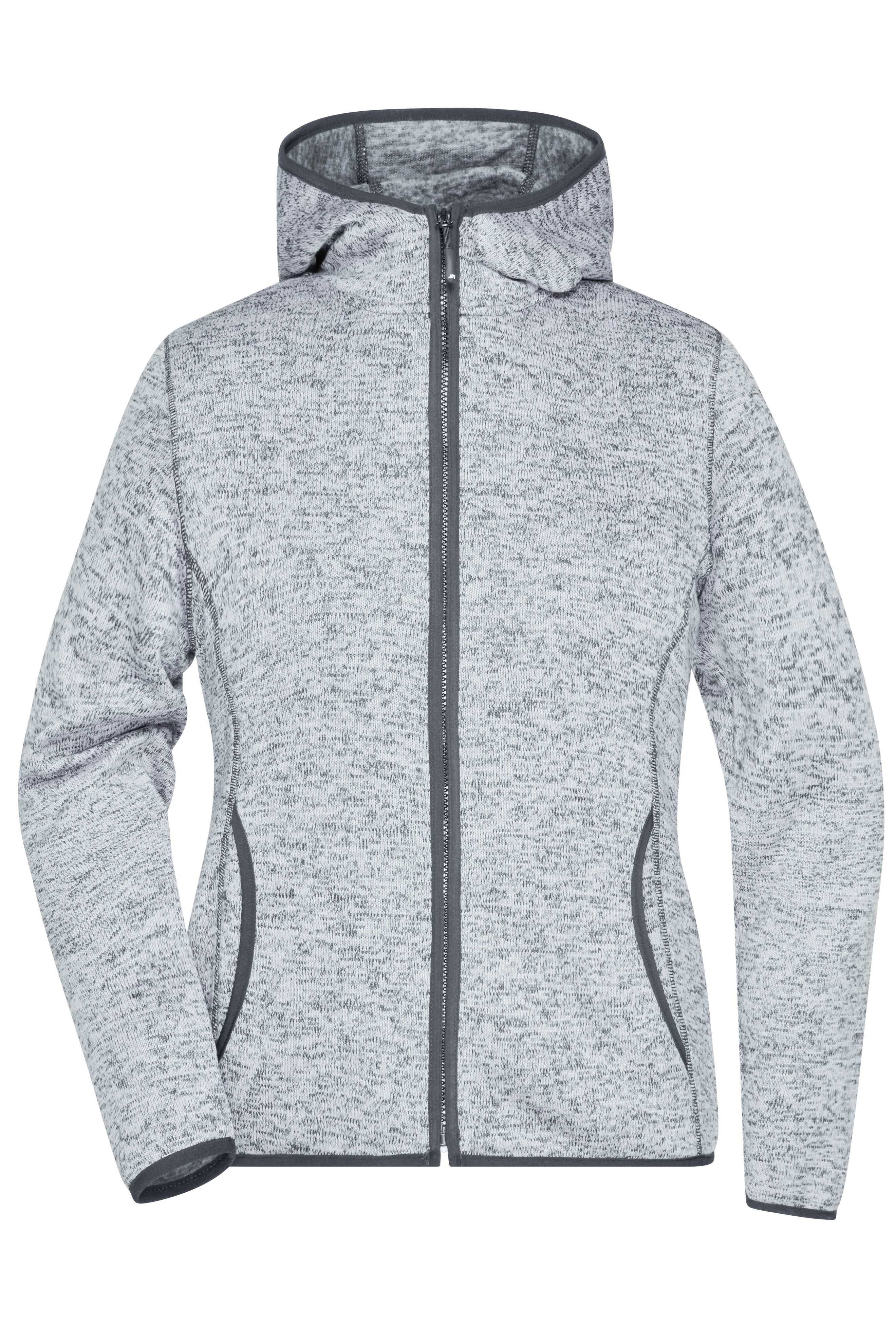Ladies' Knitted Fleece Hoody