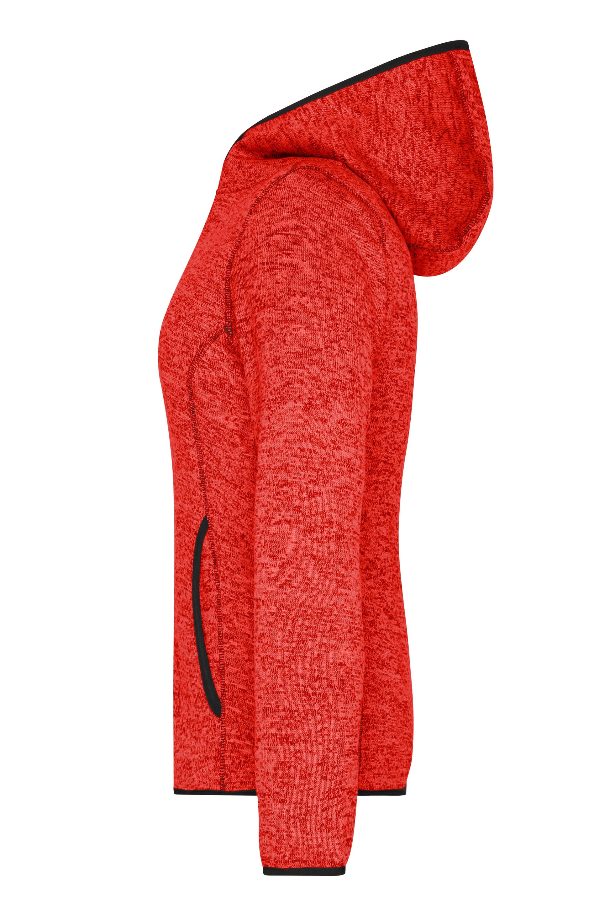 Ladies' Knitted Fleece Hoody