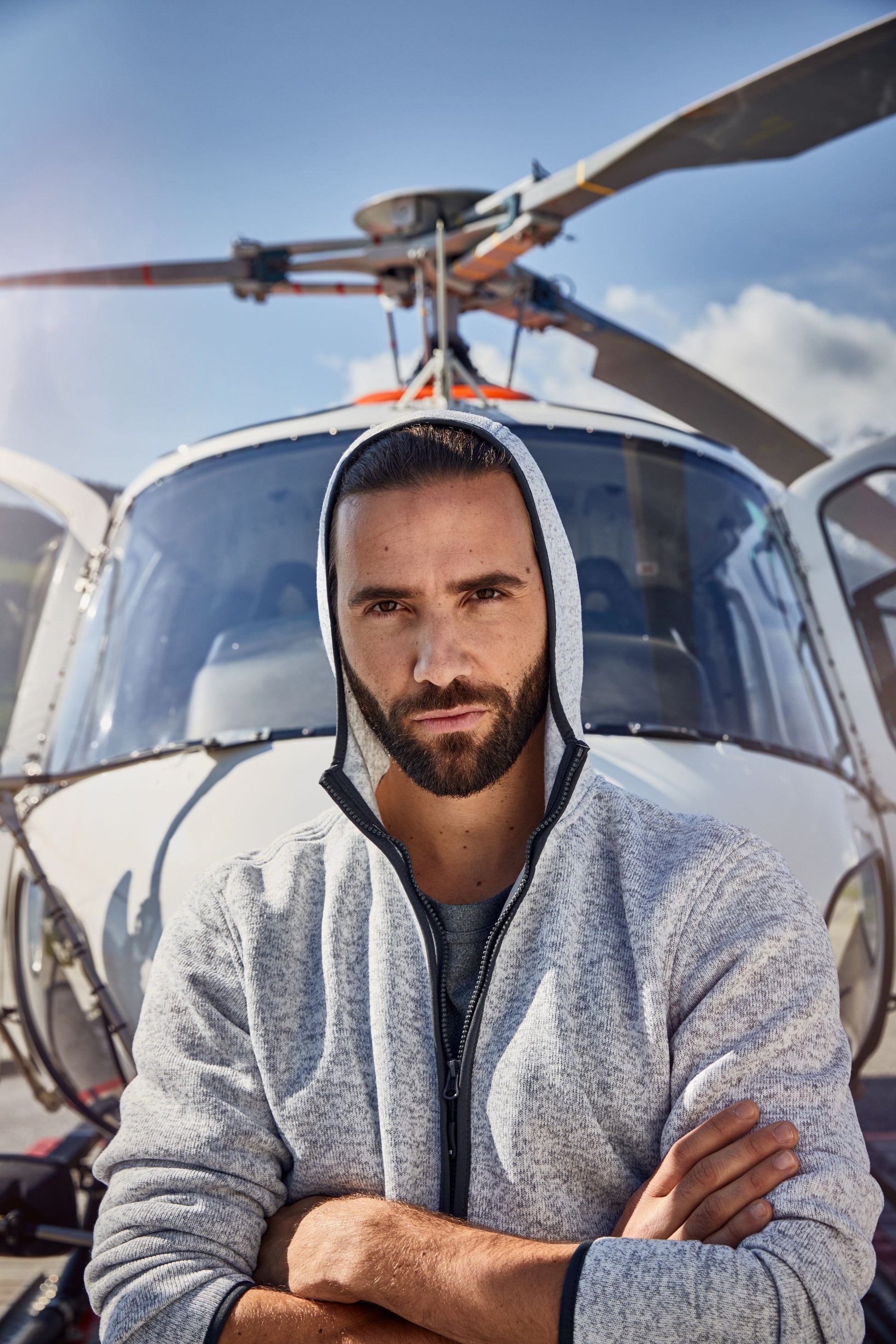 Men's Knitted Fleece Hoody