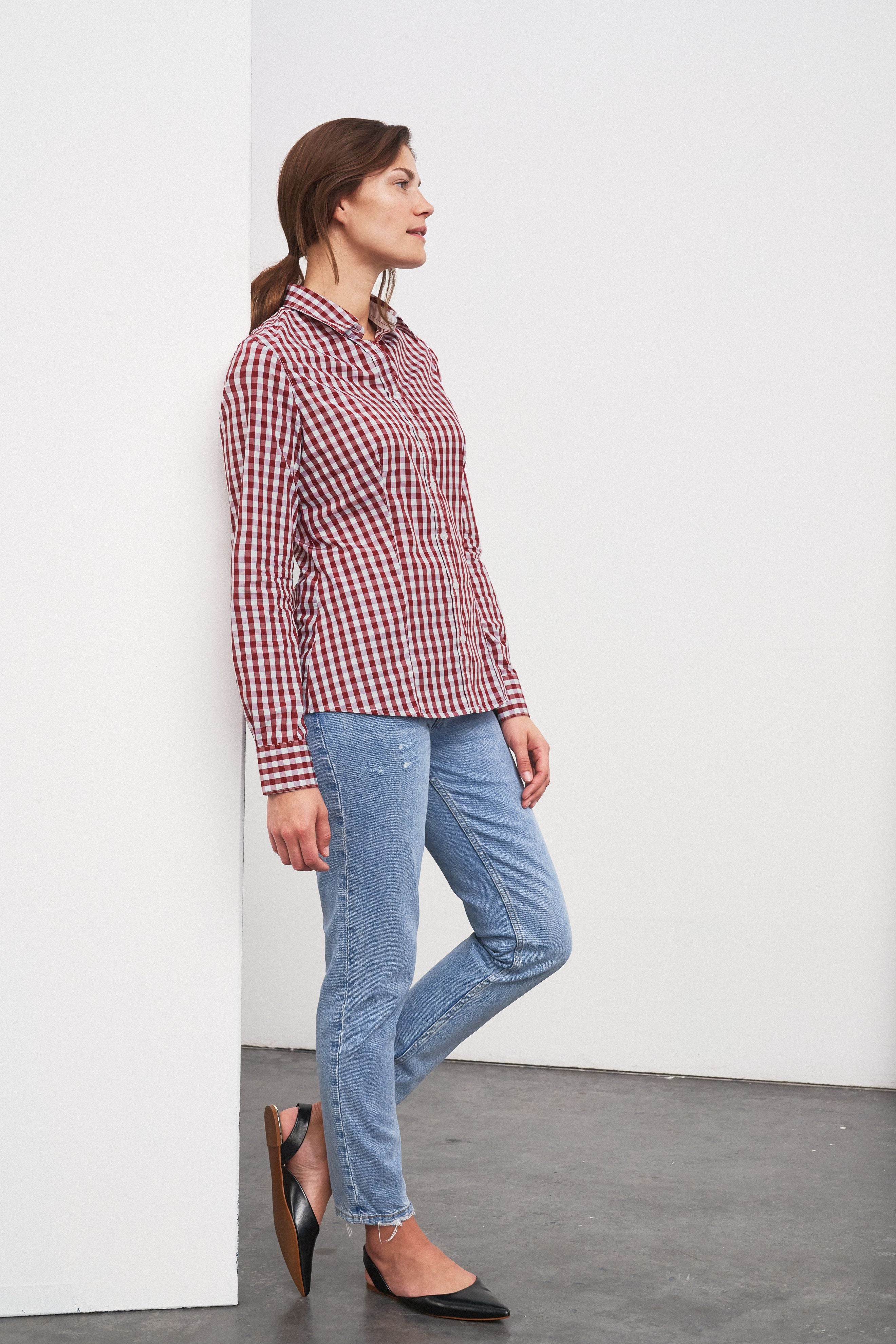 Ladies' Checked Blouse