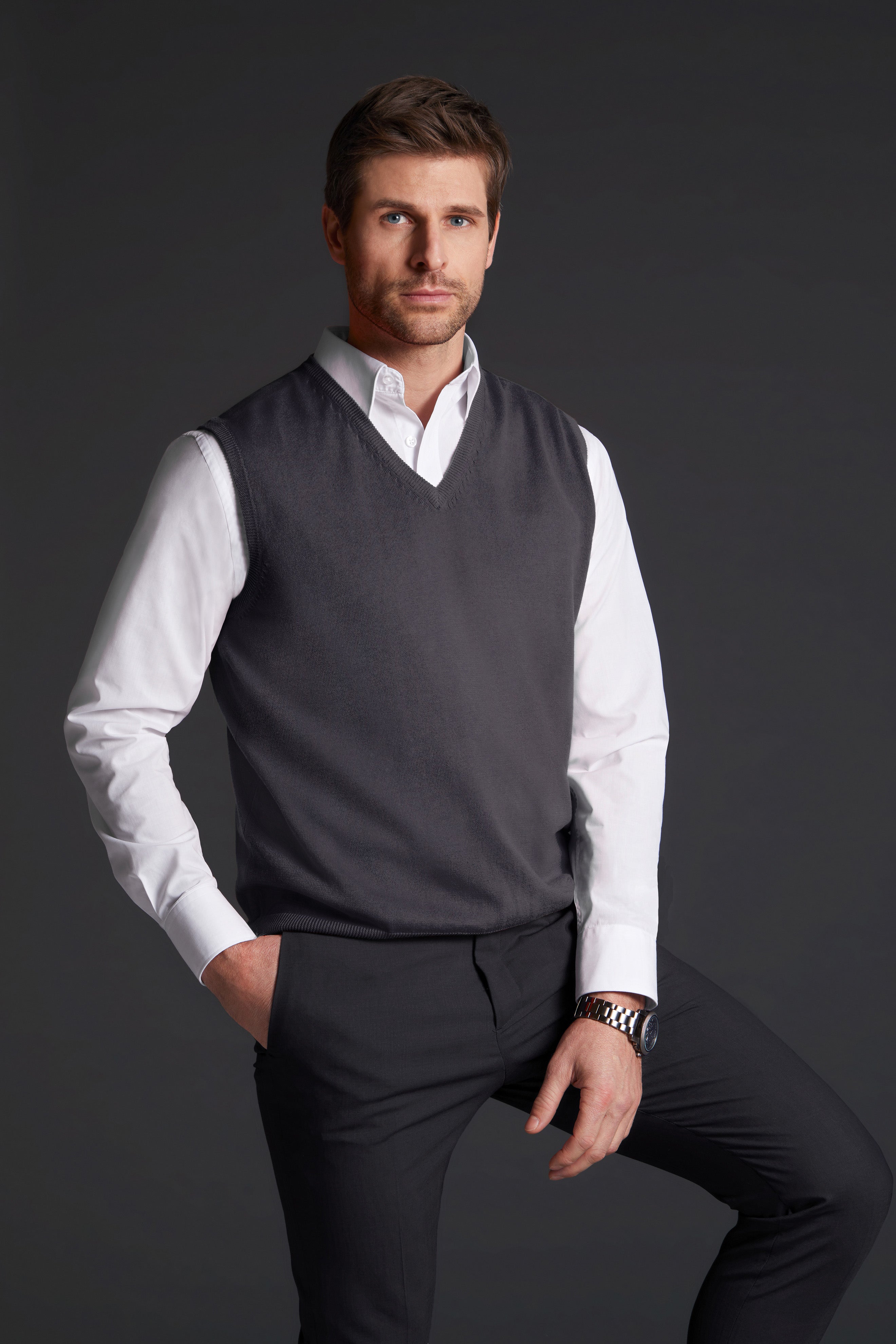 Men's V-Neck Pullunder