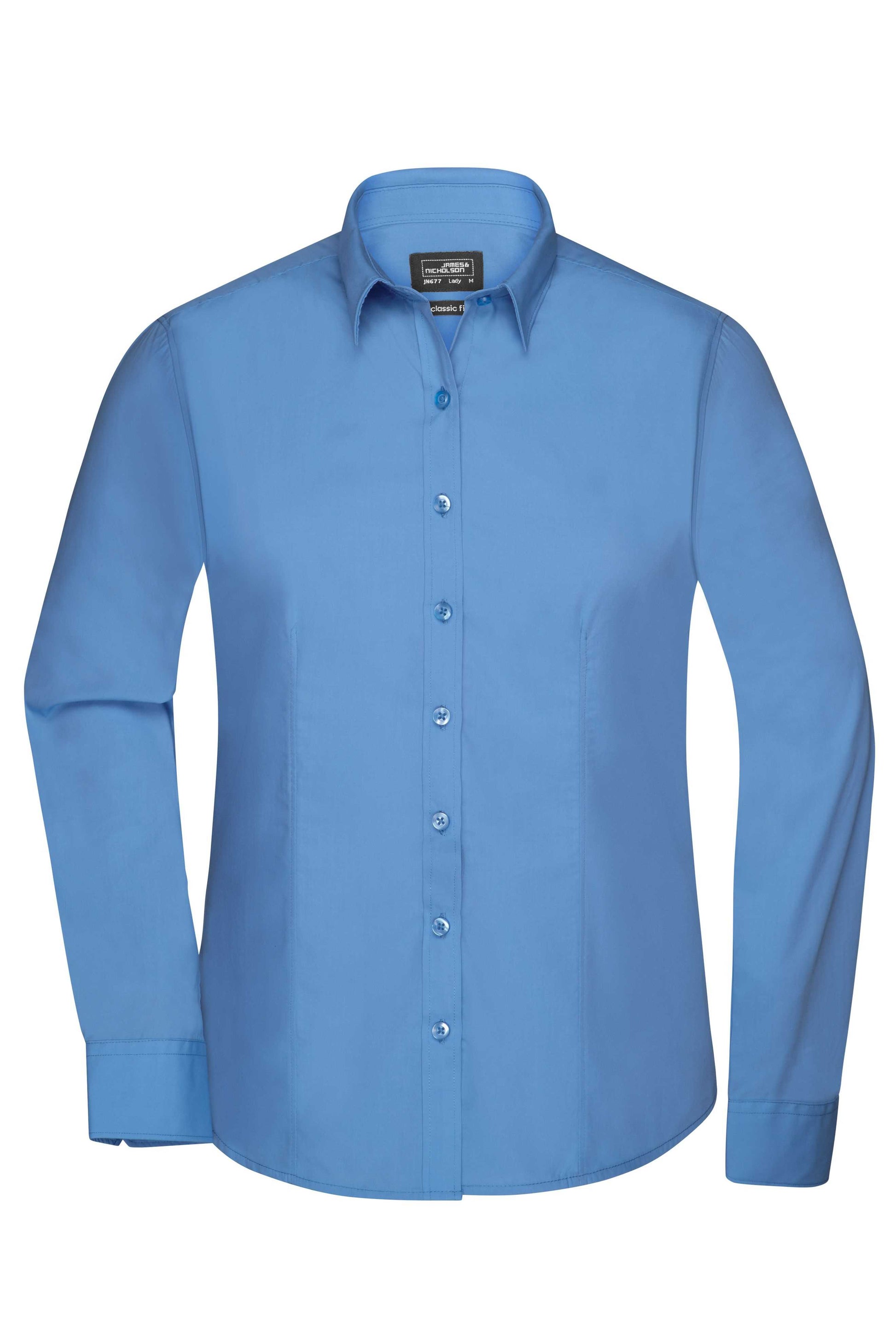 Ladies' Shirt Long-Sleeved Poplin