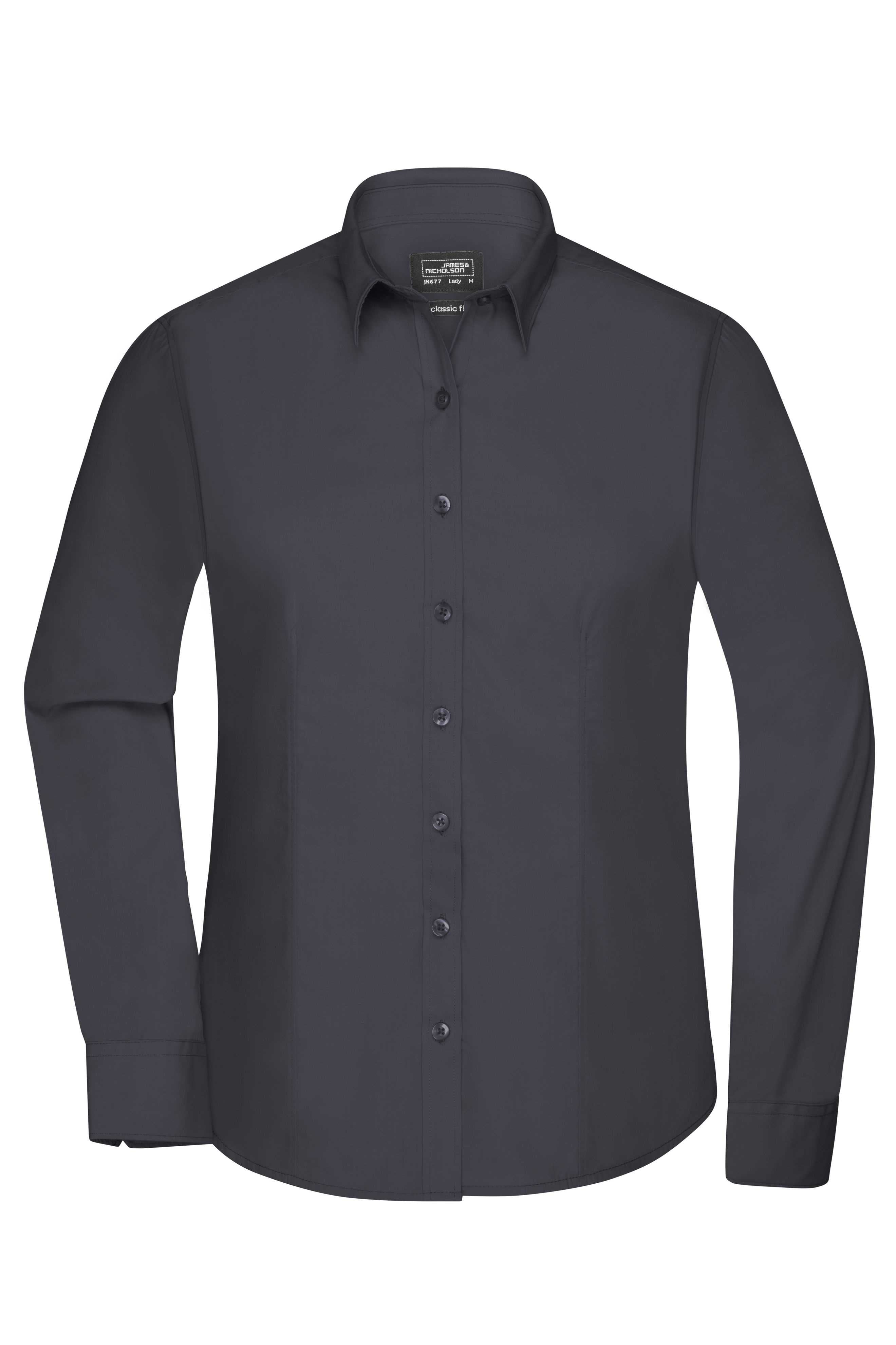 Ladies' Shirt Long-Sleeved Poplin