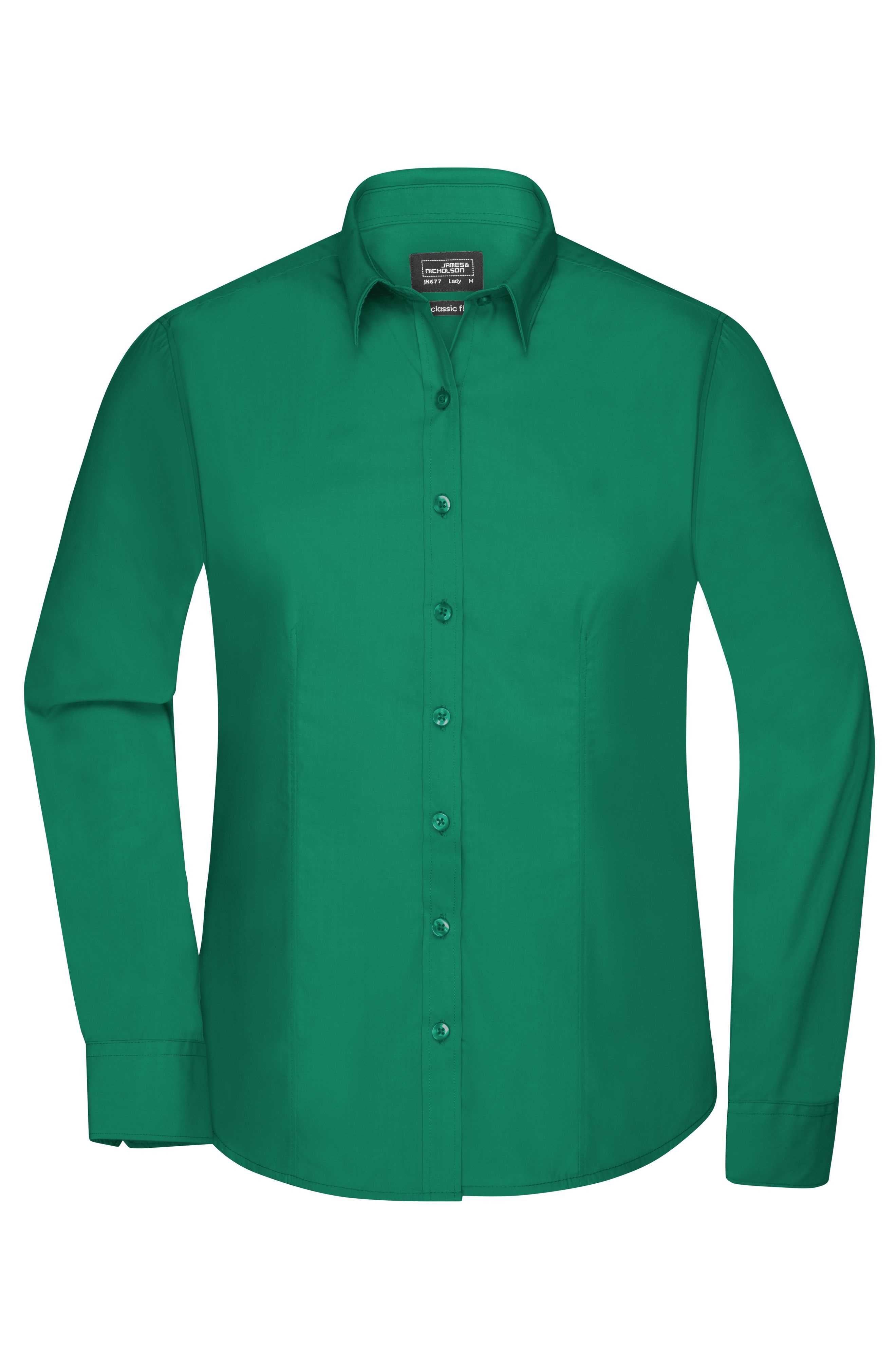 Ladies' Shirt Long-Sleeved Poplin