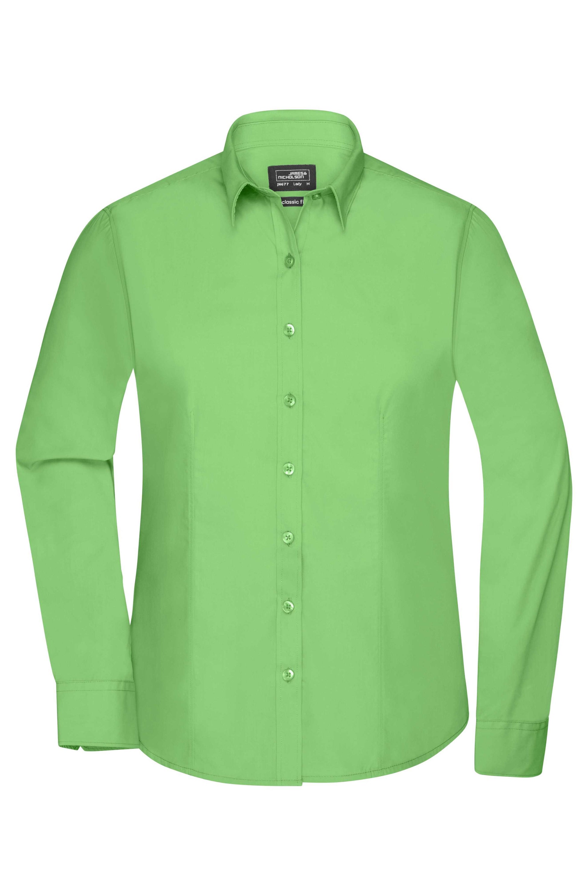 Ladies' Shirt Long-Sleeved Poplin