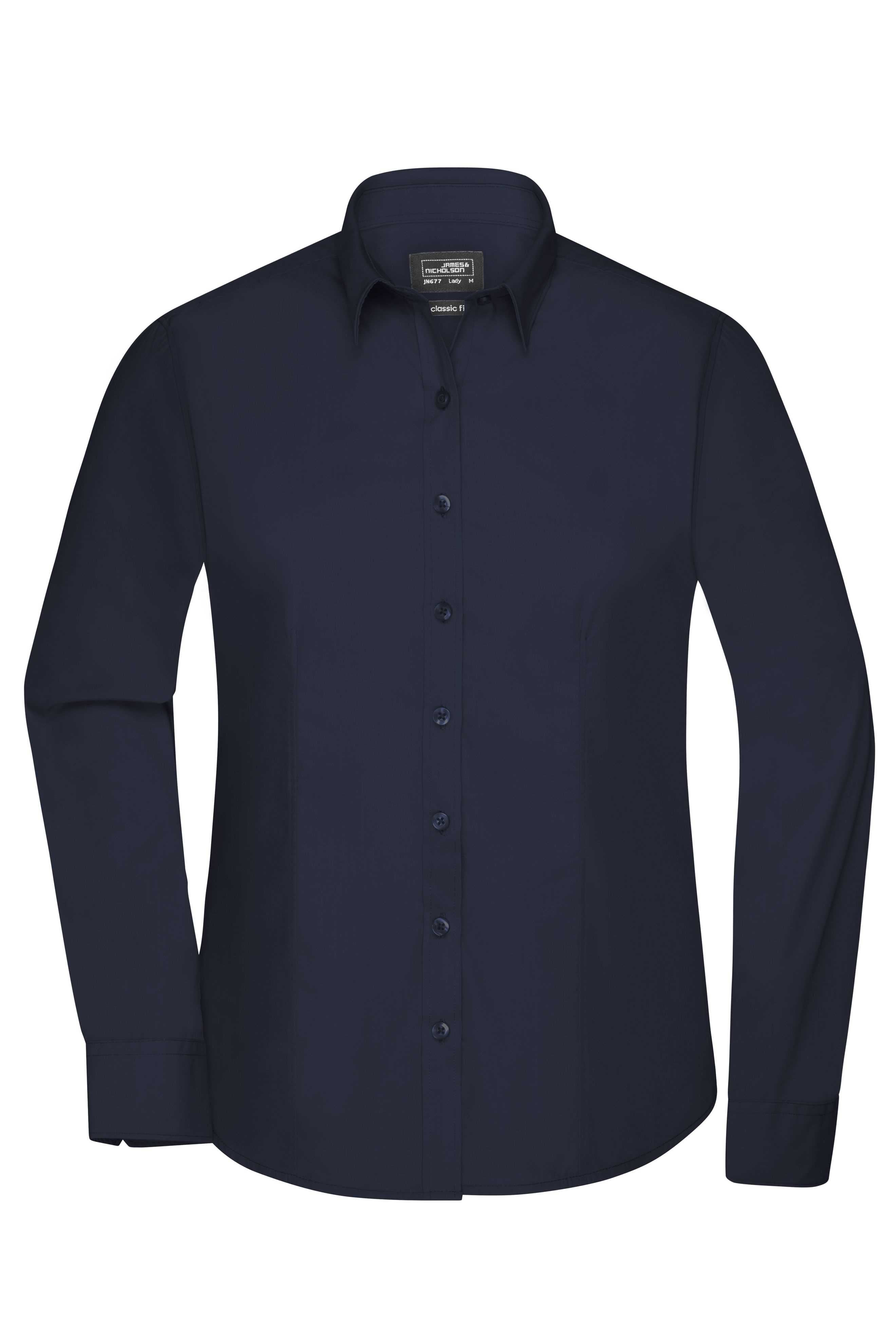 Ladies' Shirt Long-Sleeved Poplin