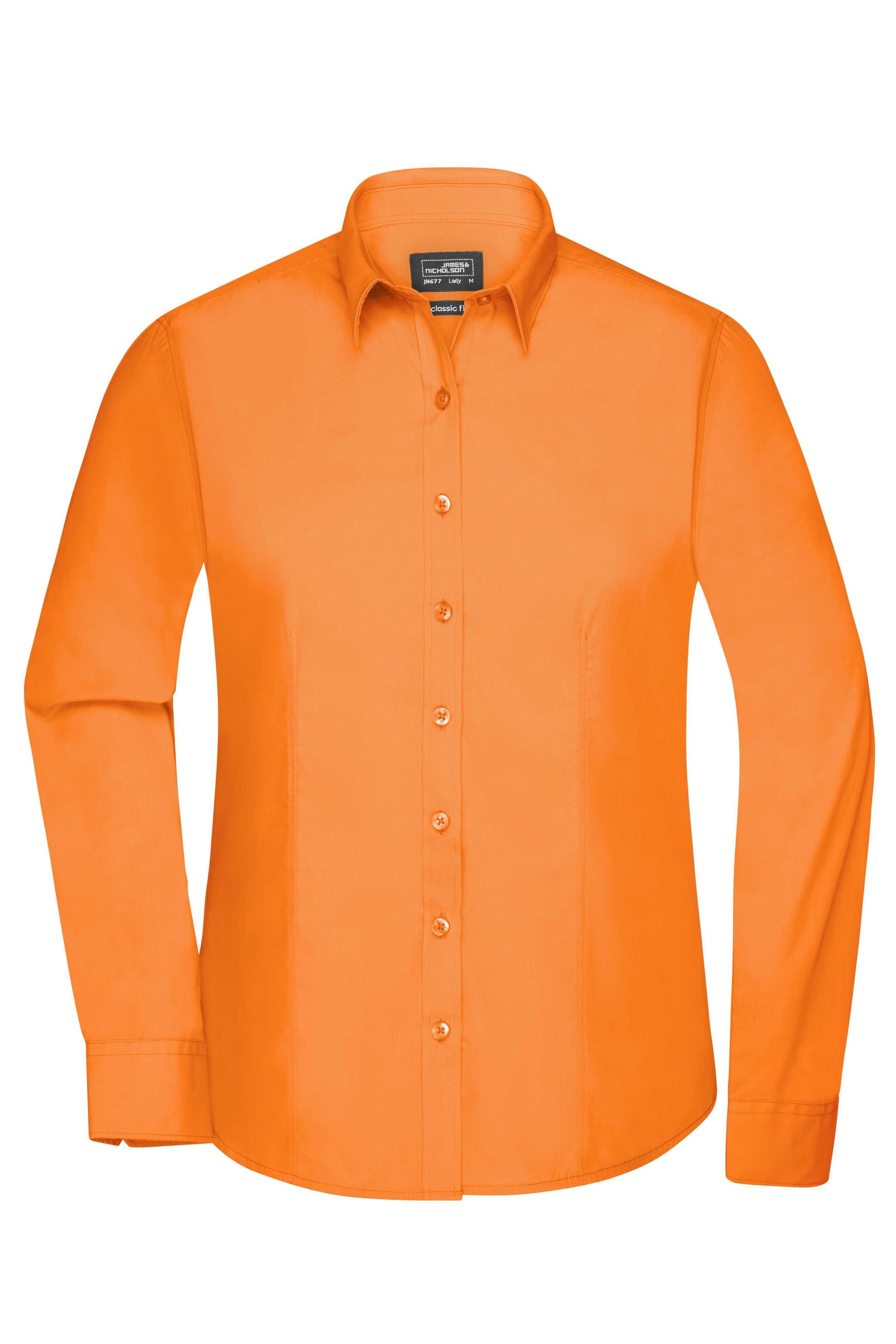 Ladies' Shirt Long-Sleeved Poplin