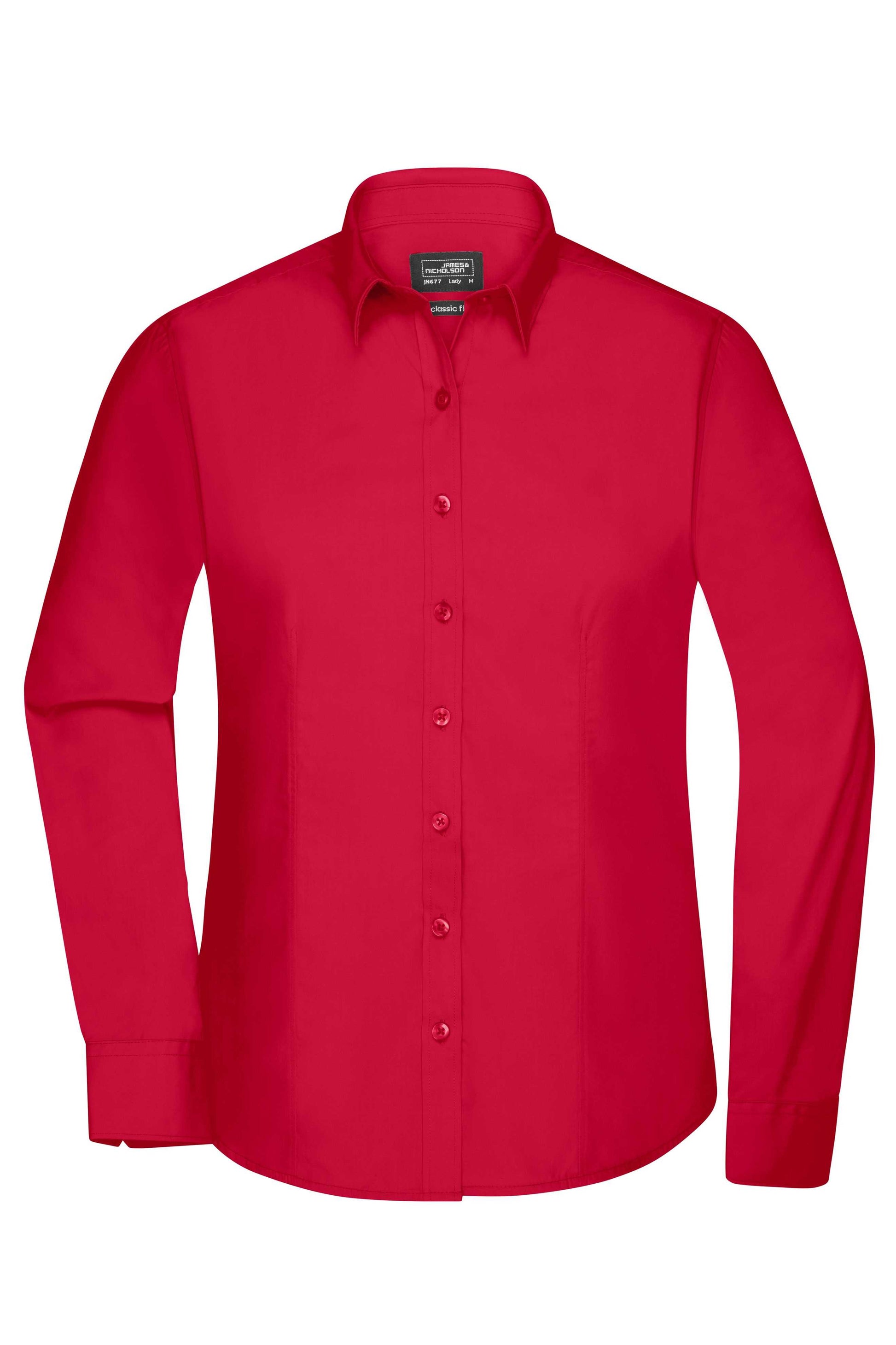 Ladies' Shirt Long-Sleeved Poplin