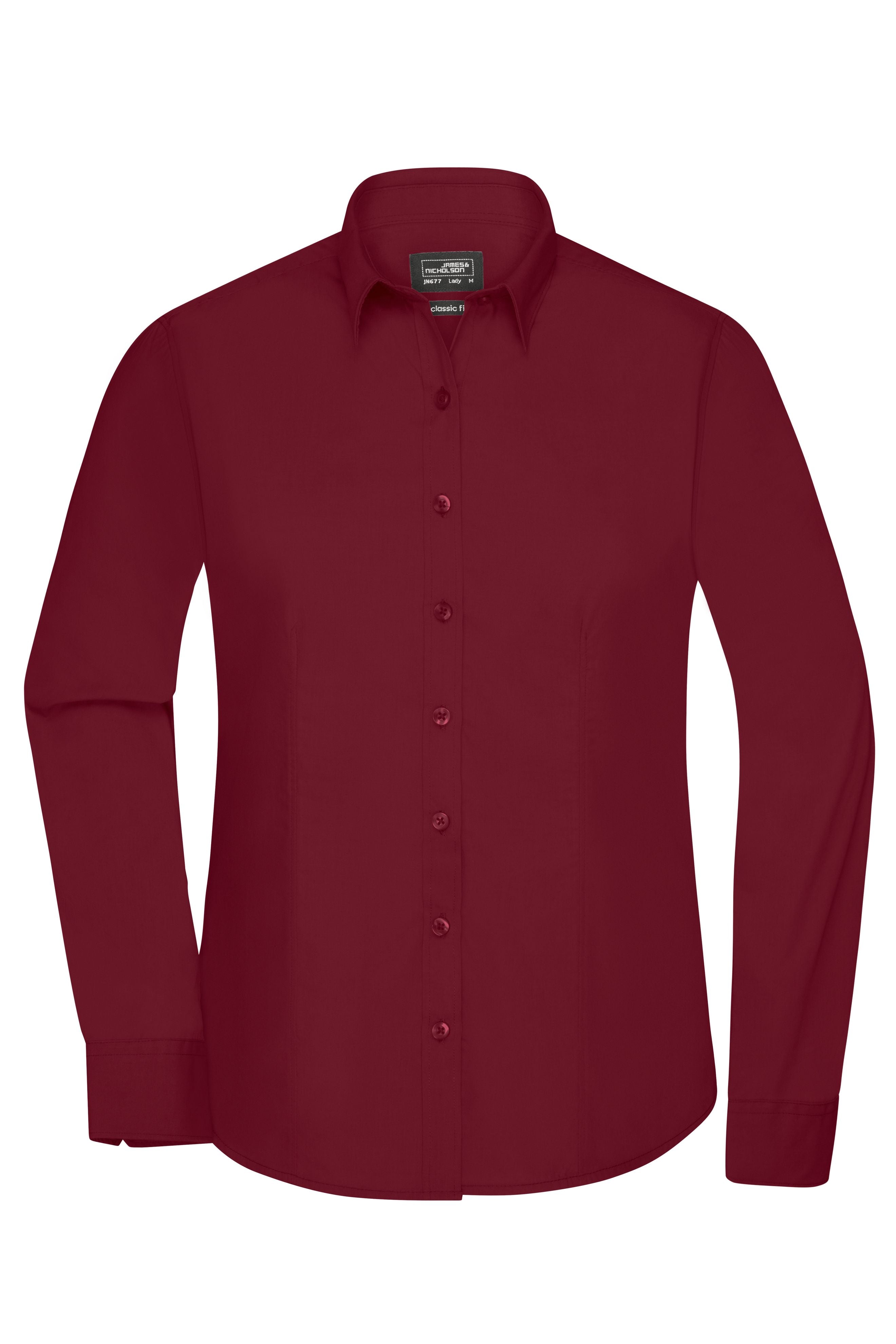 Ladies' Shirt Long-Sleeved Poplin
